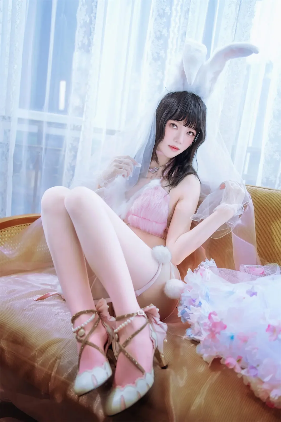桜桃喵 – 花嫁兔｜高清图片集