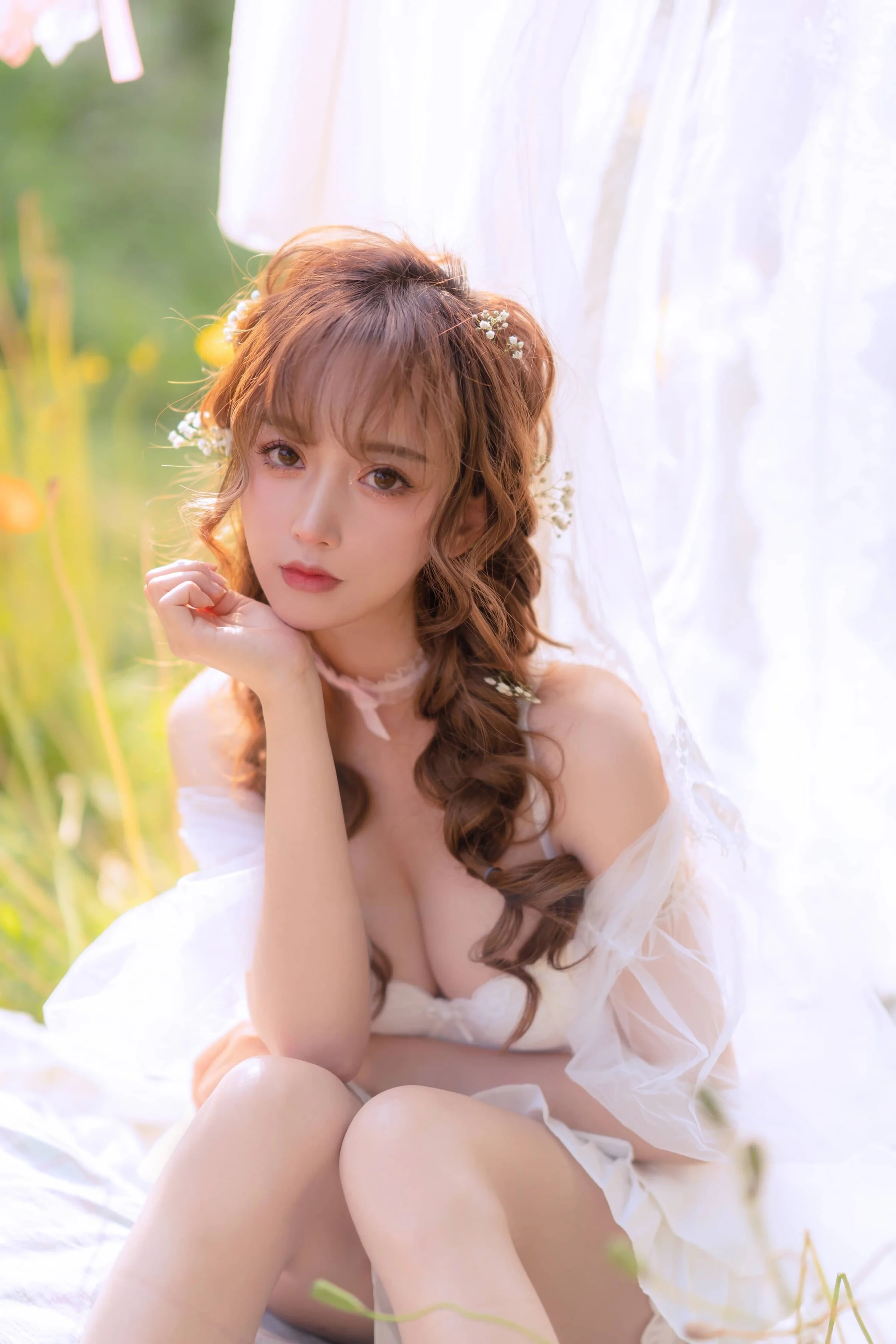 过期米线线喵 夏日限定 晒衣服 [41P]｜高清图片集
