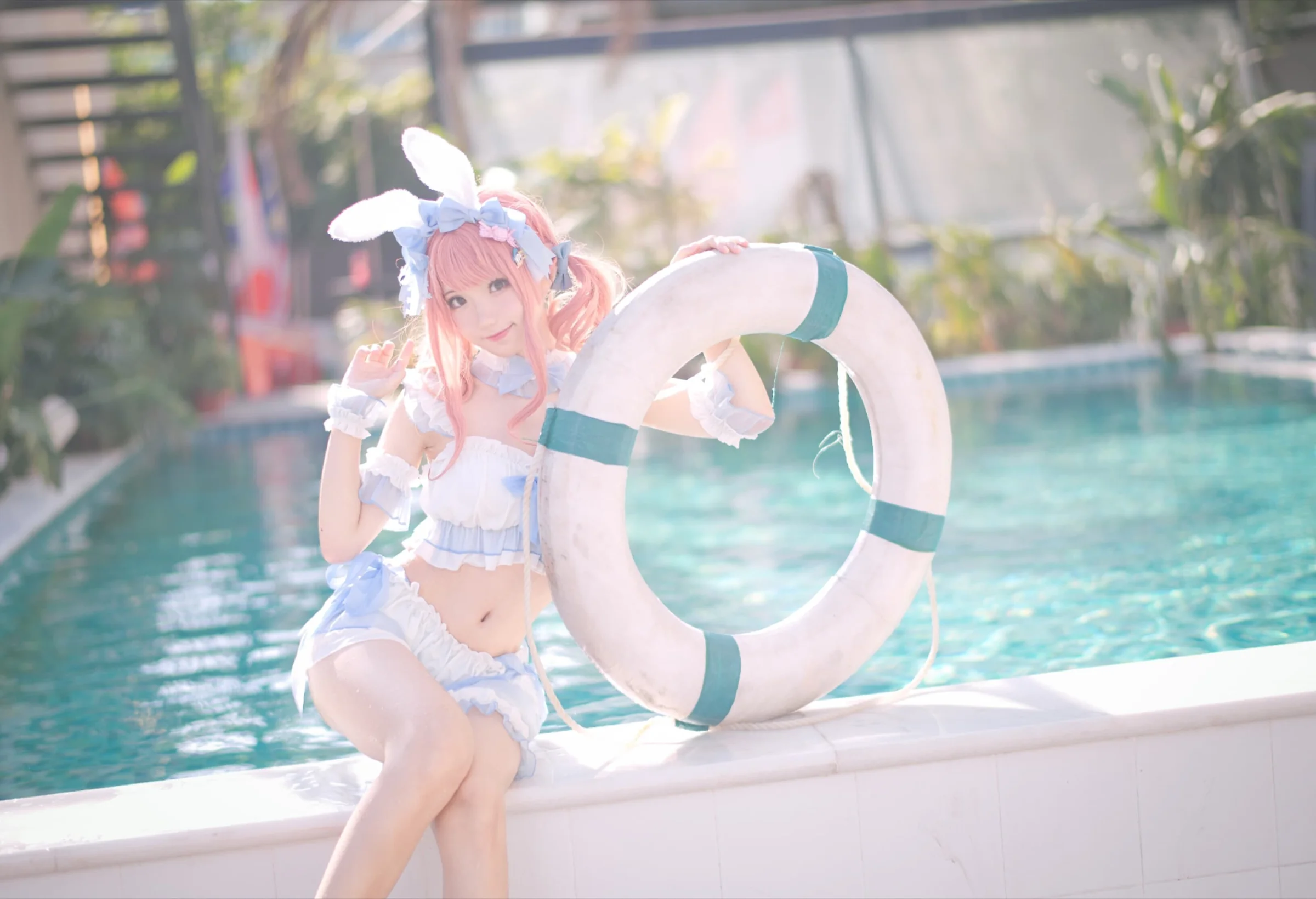 花柒Hana 夏日甜芯泳装写真