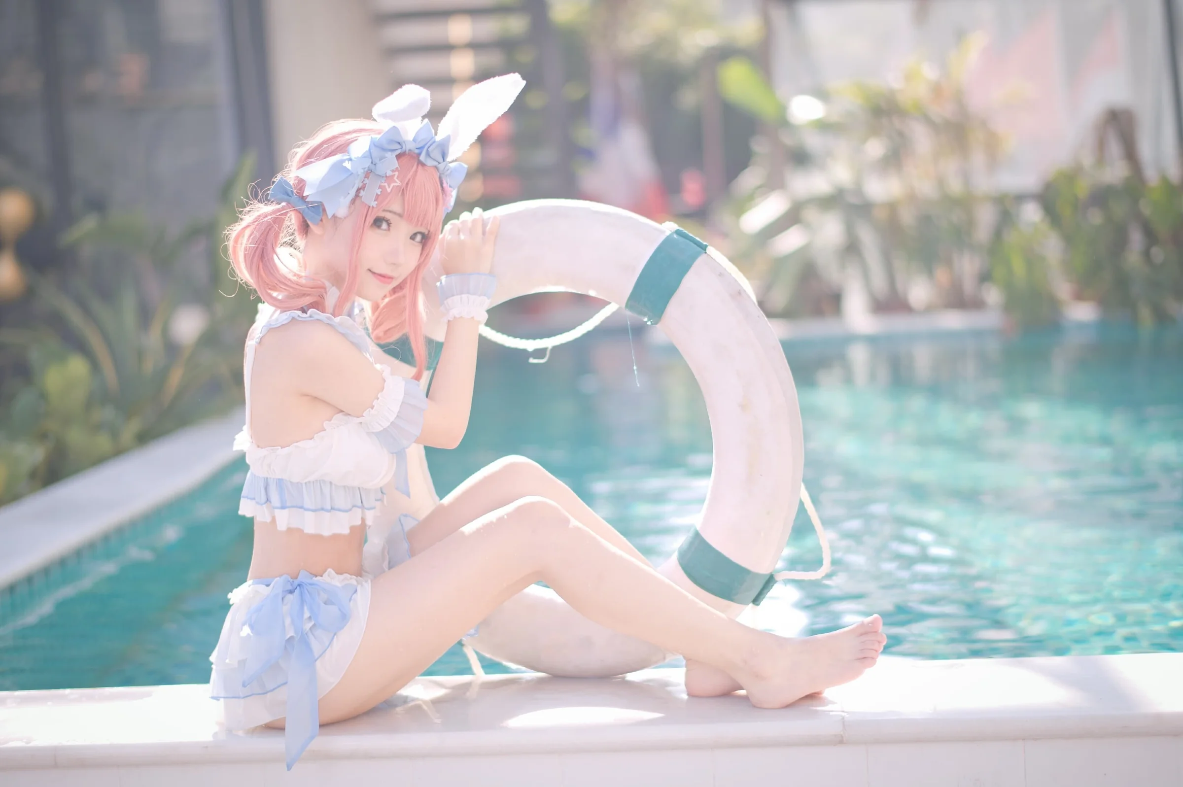 花柒Hana 夏日甜芯泳装写真