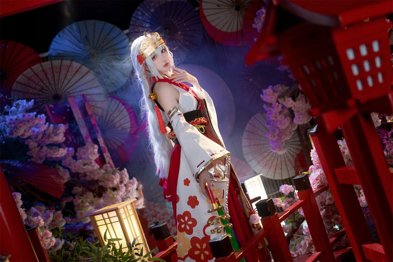 阿包也是兔娘 – 巫女浴池｜高清图片集