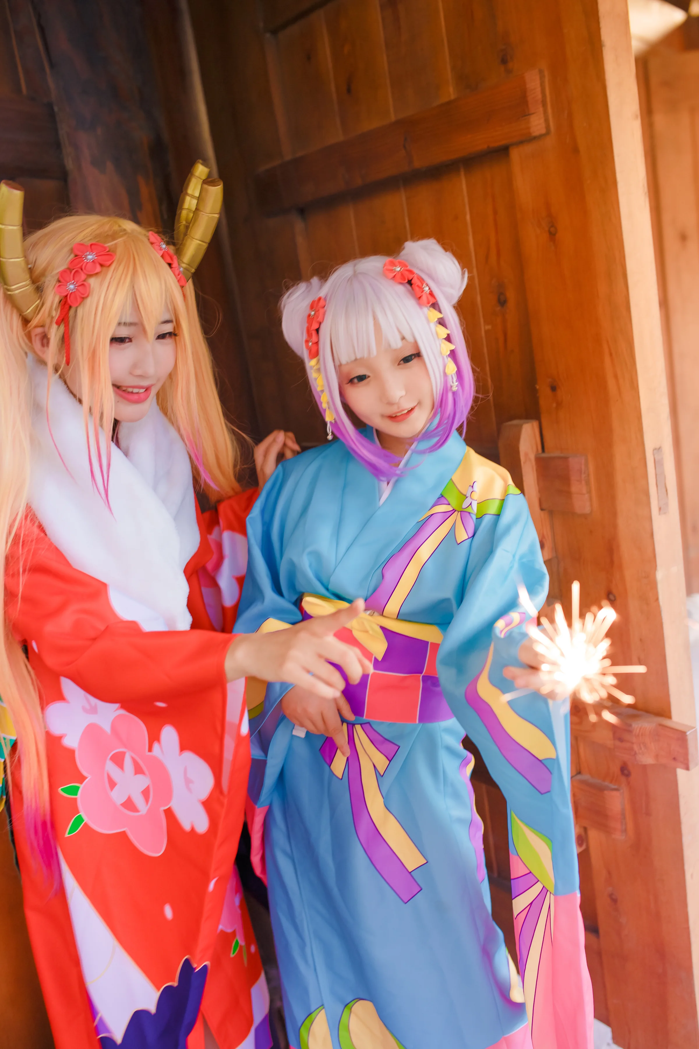 康娜和托尔的和服之旅COS写真
