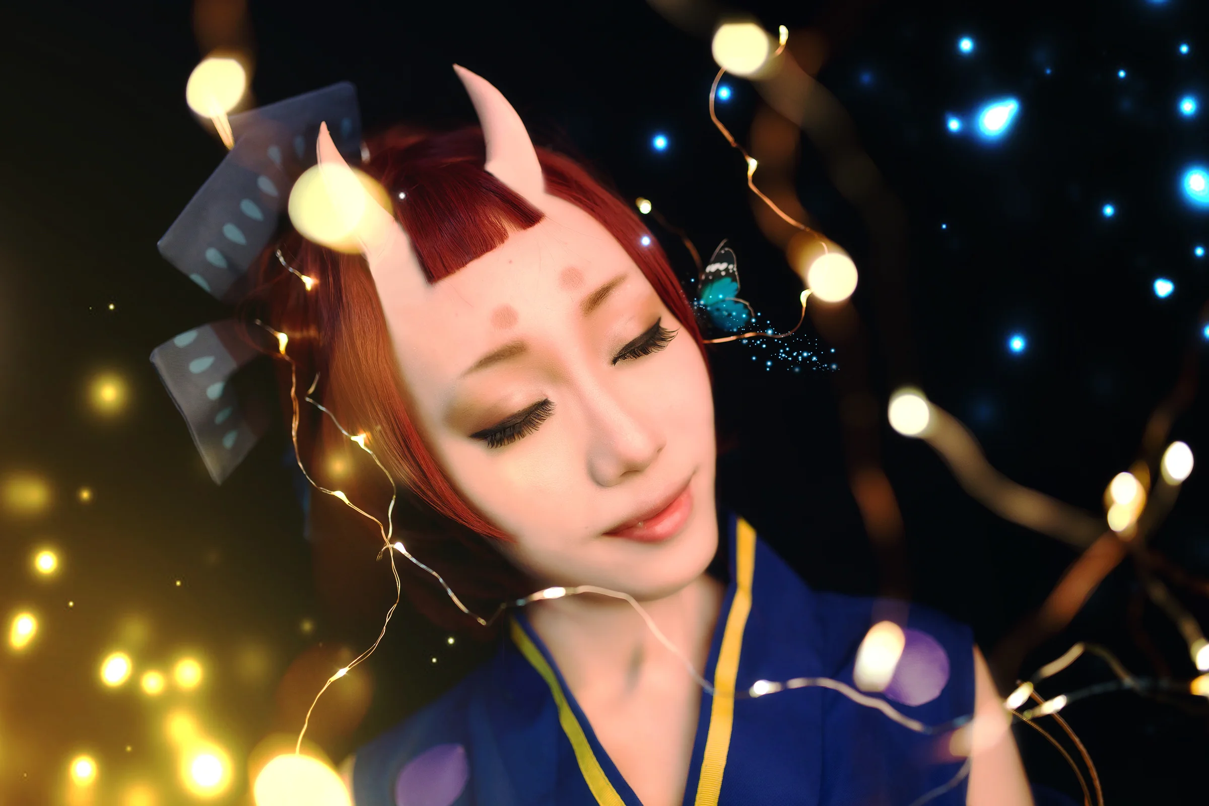 阴阳师 萤草 COS写真 神様、お慈悲を/枯れ木に花咲さか