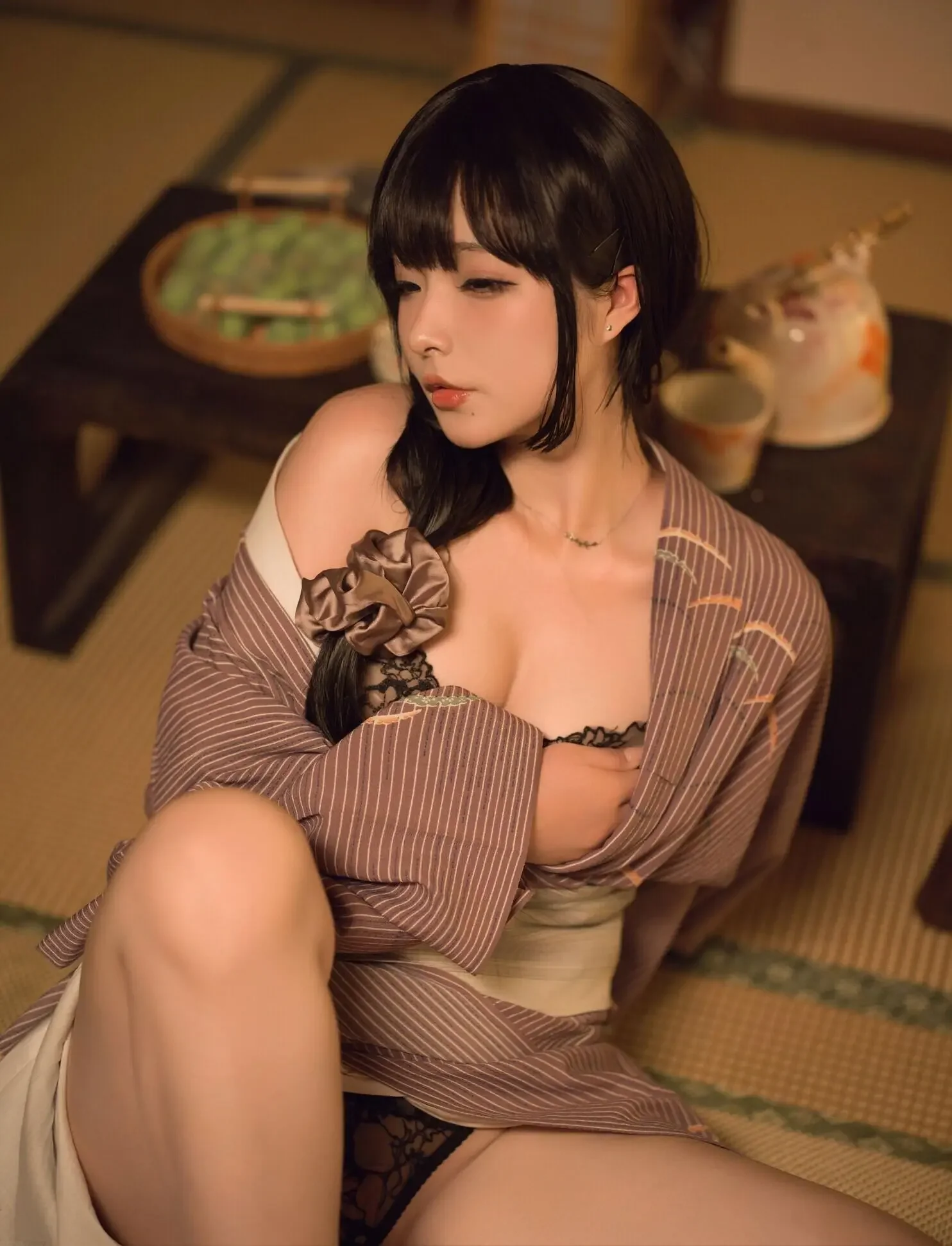 Kokuhui(yuuhui玉汇) – 独居的寡姐｜高清图片集