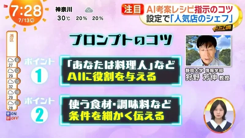 《做菜問ＡＩ》可以幫忙解決什麼煩惱呢？日本人想出這麼多種的用法｜高清图片集