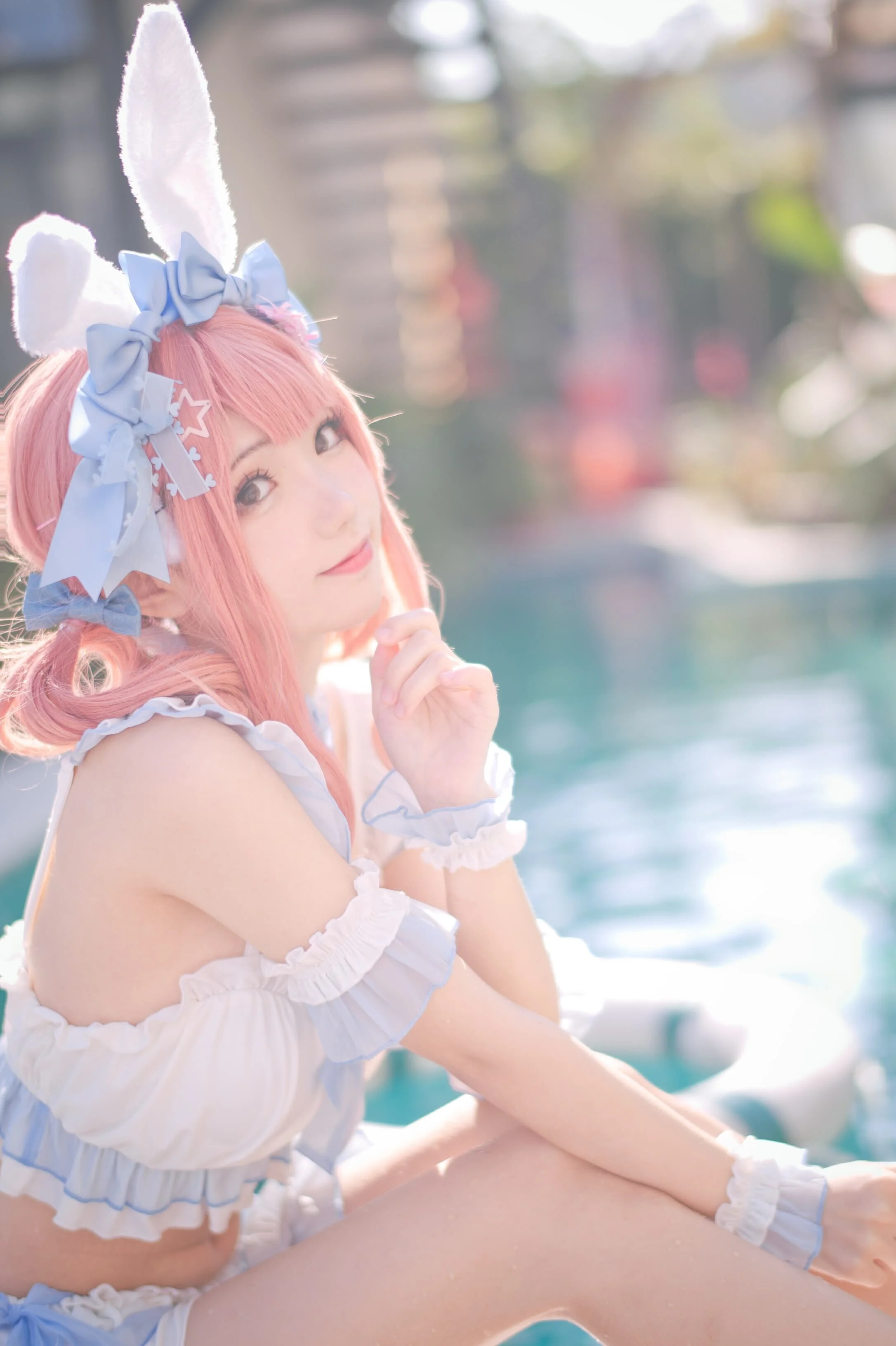花柒Hana 夏日甜芯泳装写真