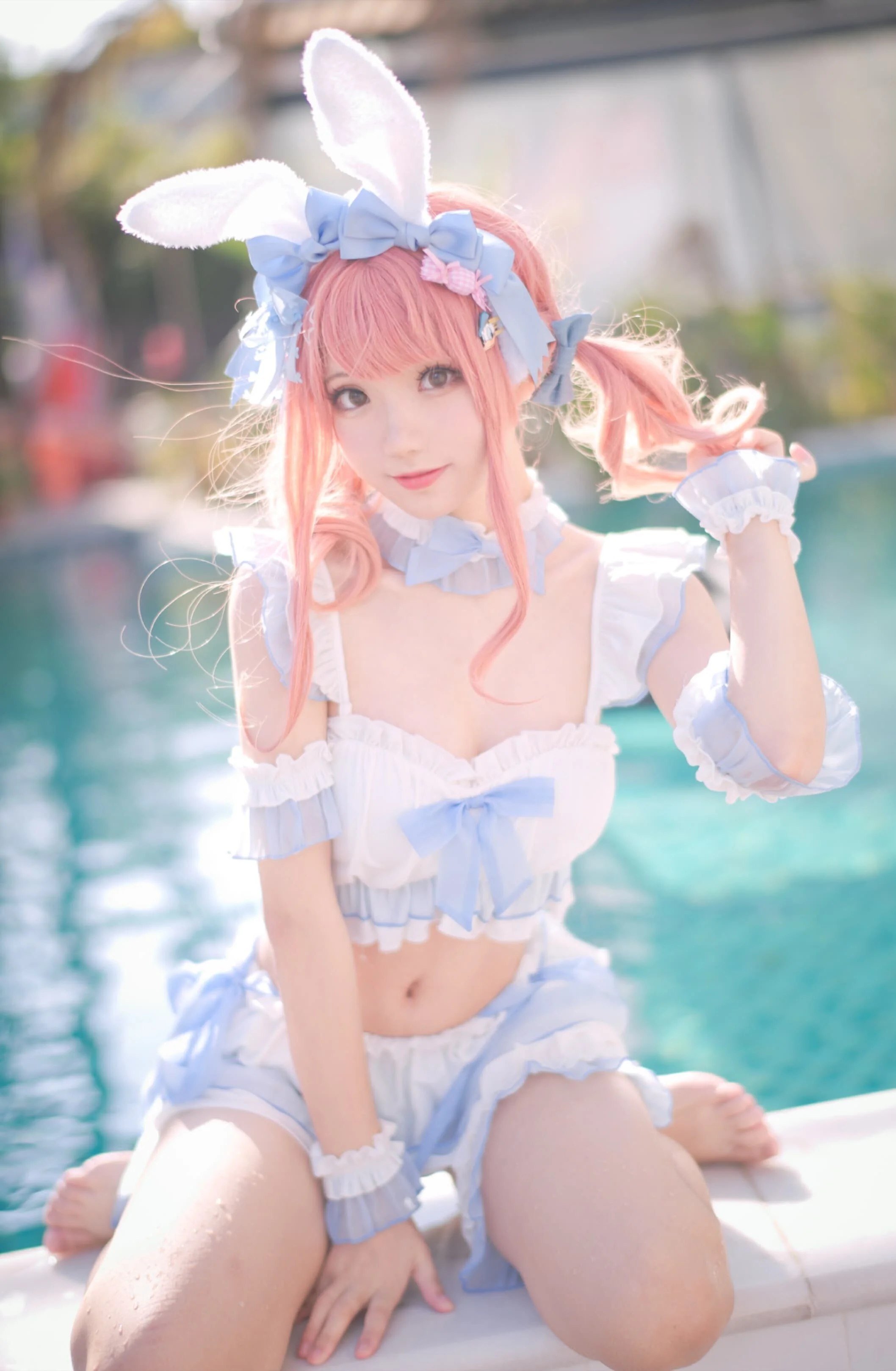 花柒Hana 夏日甜芯泳装写真