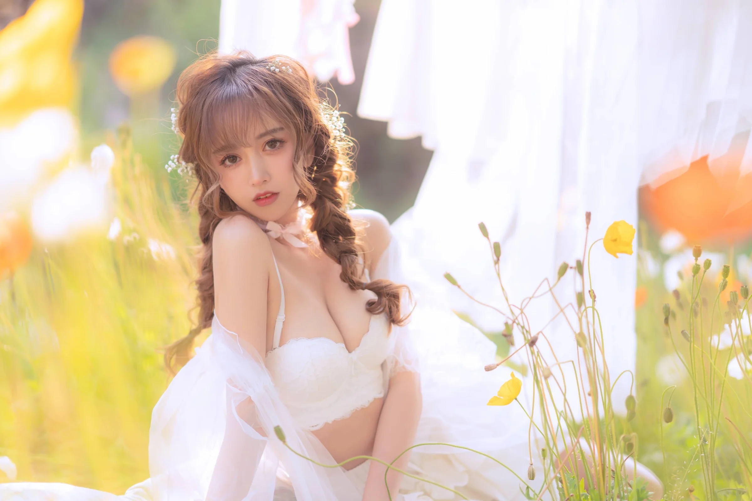 过期米线线喵 夏日限定 晒衣服 [41P]｜高清图片集