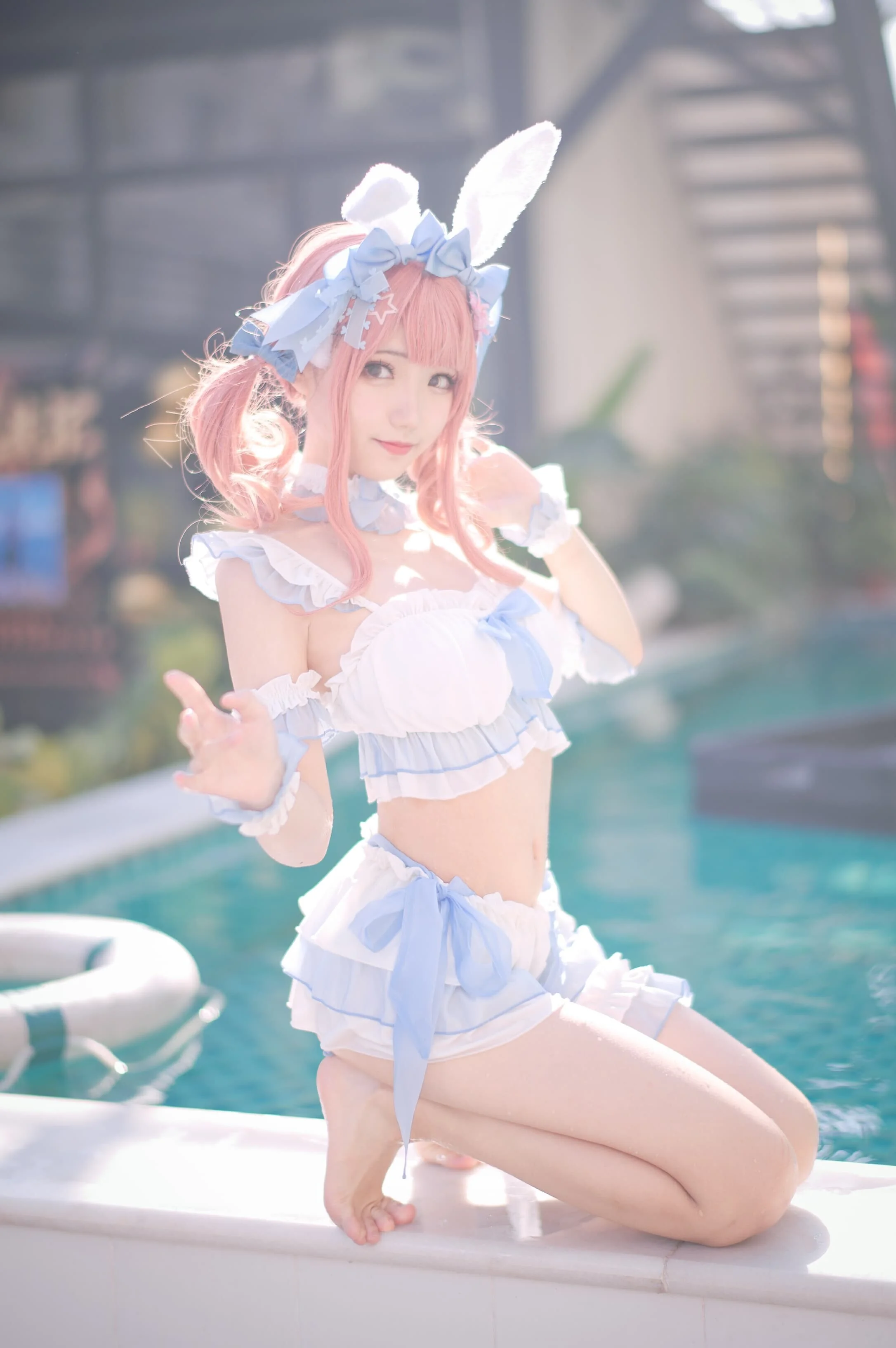 花柒Hana 夏日甜芯泳装写真