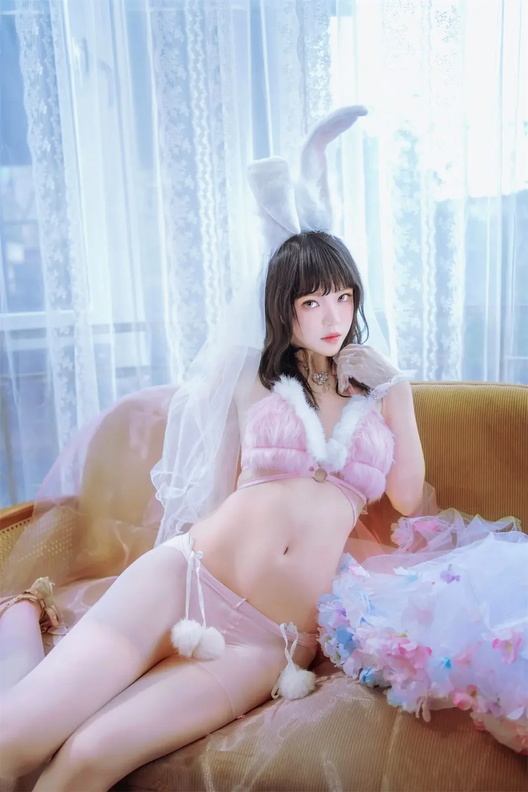桜桃喵 – 花嫁兔｜高清图片集