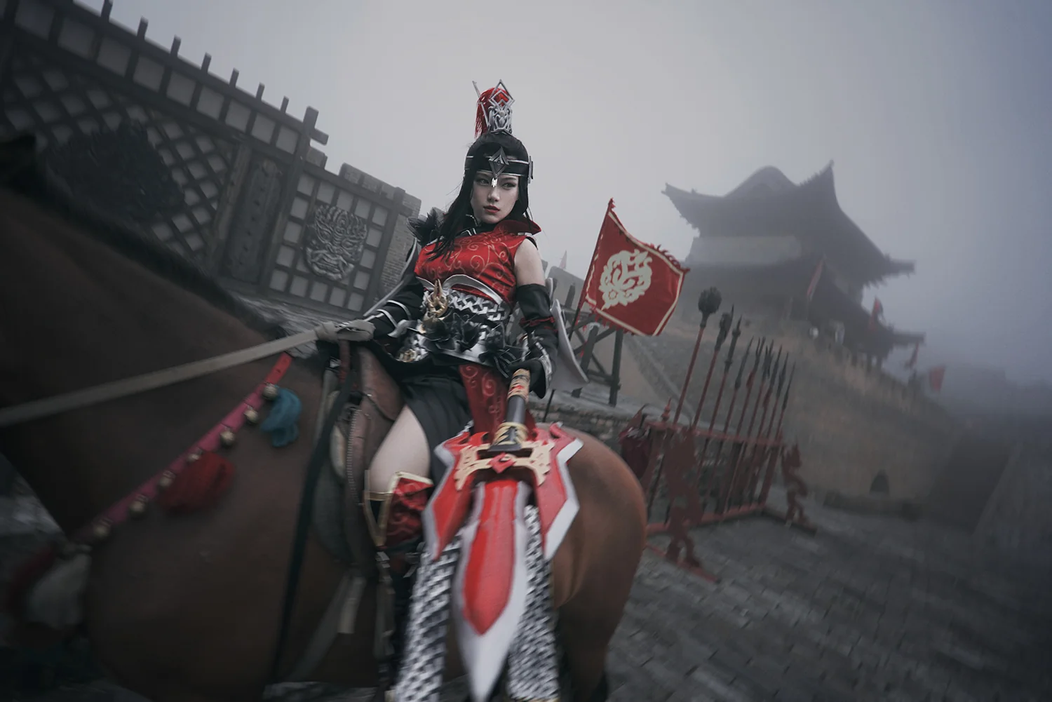 剑网三·天策 · 破虏军娘COS写真 ——“不负铠甲，不恋红妆”