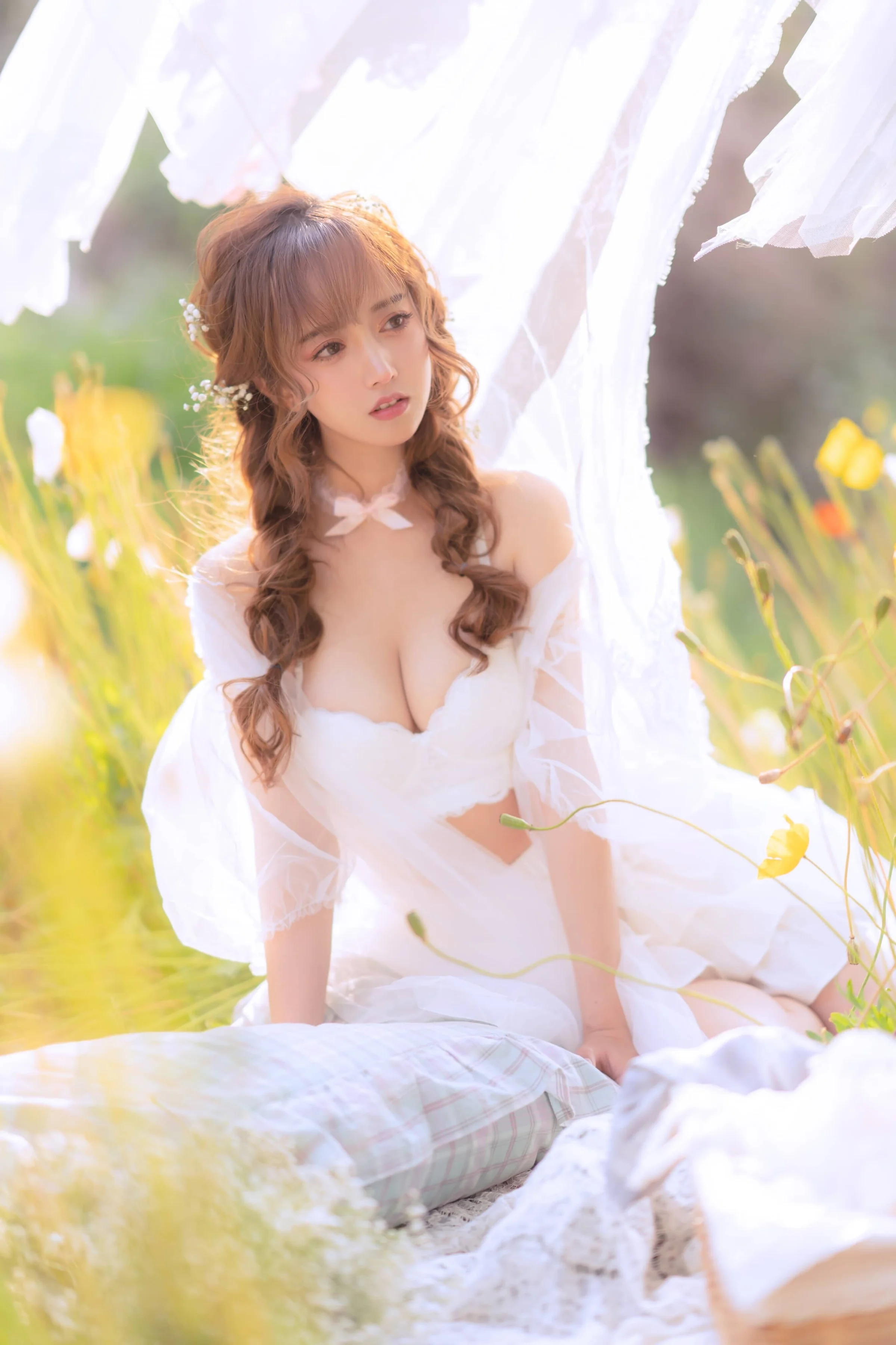 过期米线线喵 夏日限定 晒衣服 [41P]｜高清图片集
