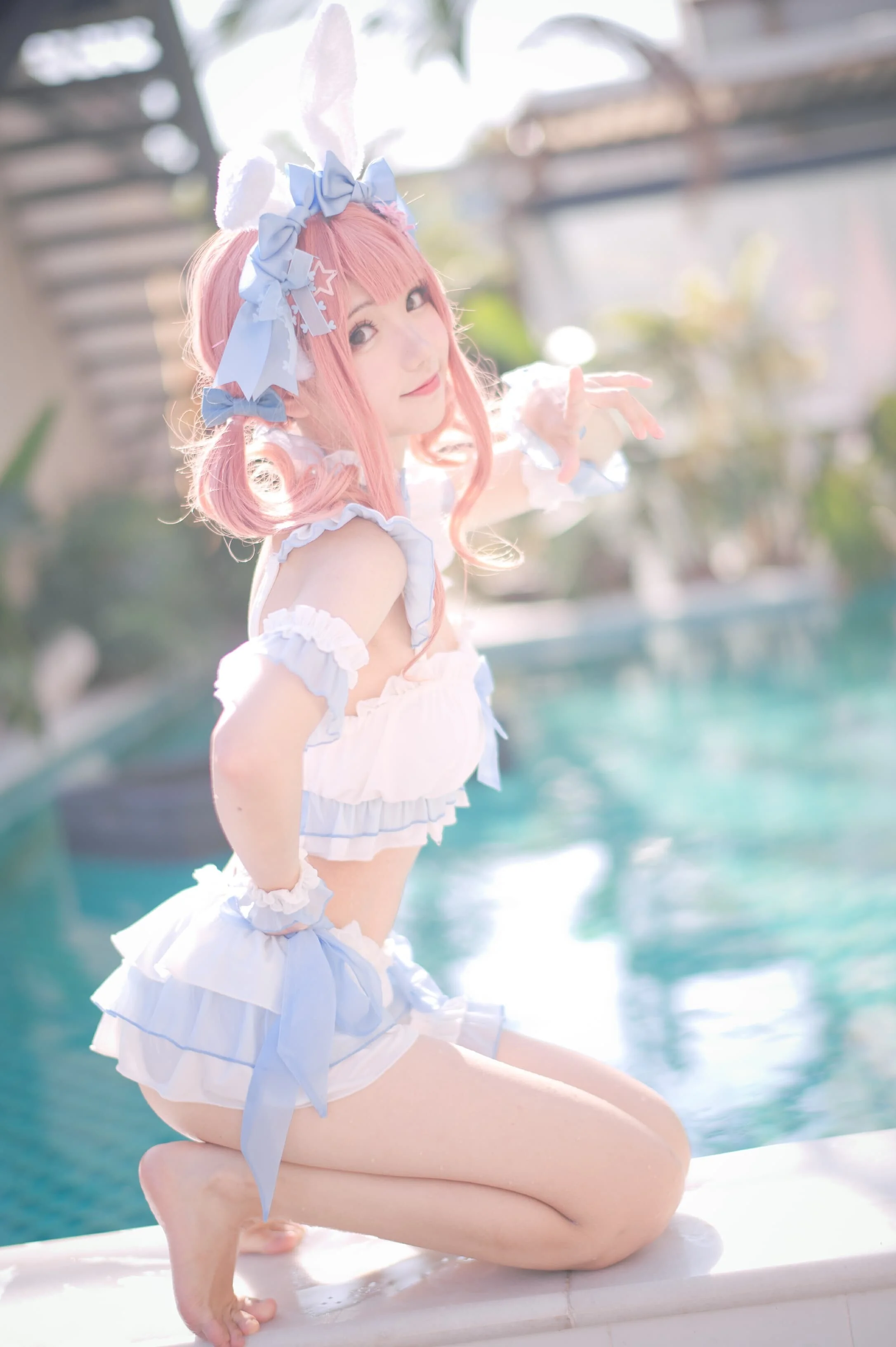 花柒Hana 夏日甜芯泳装写真