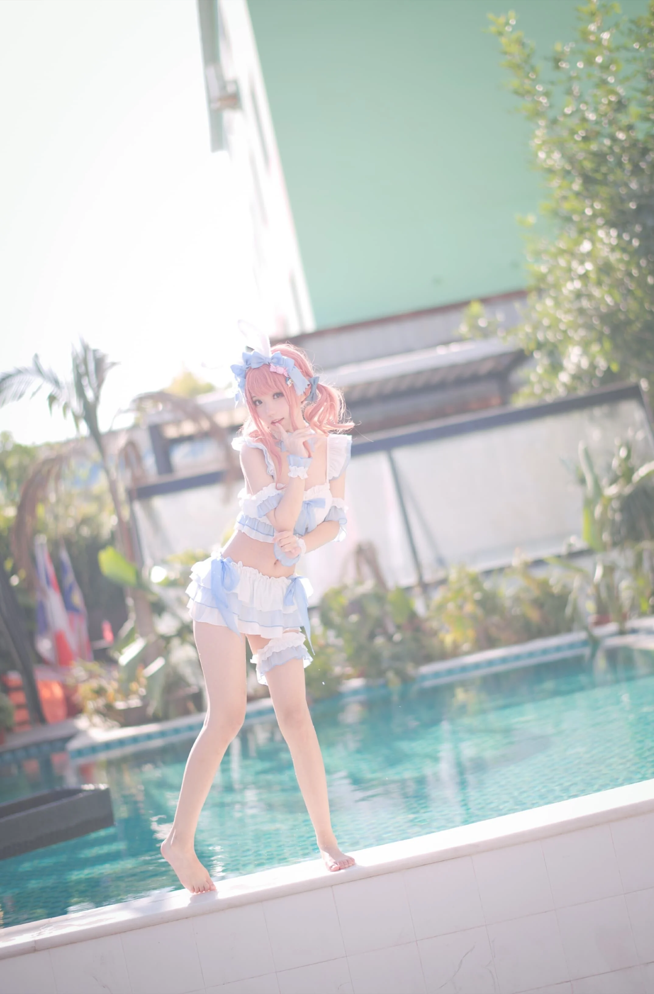 花柒Hana 夏日甜芯泳装写真