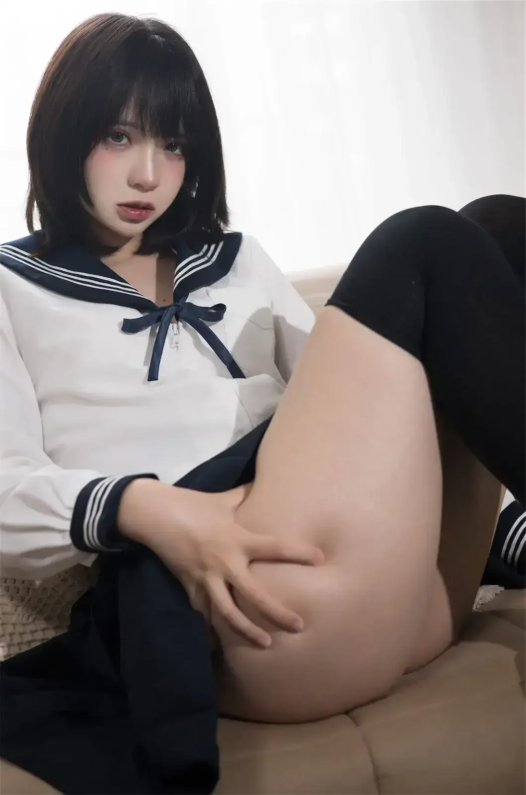 疯猫ss – 制服JK过膝袜｜高清图片集