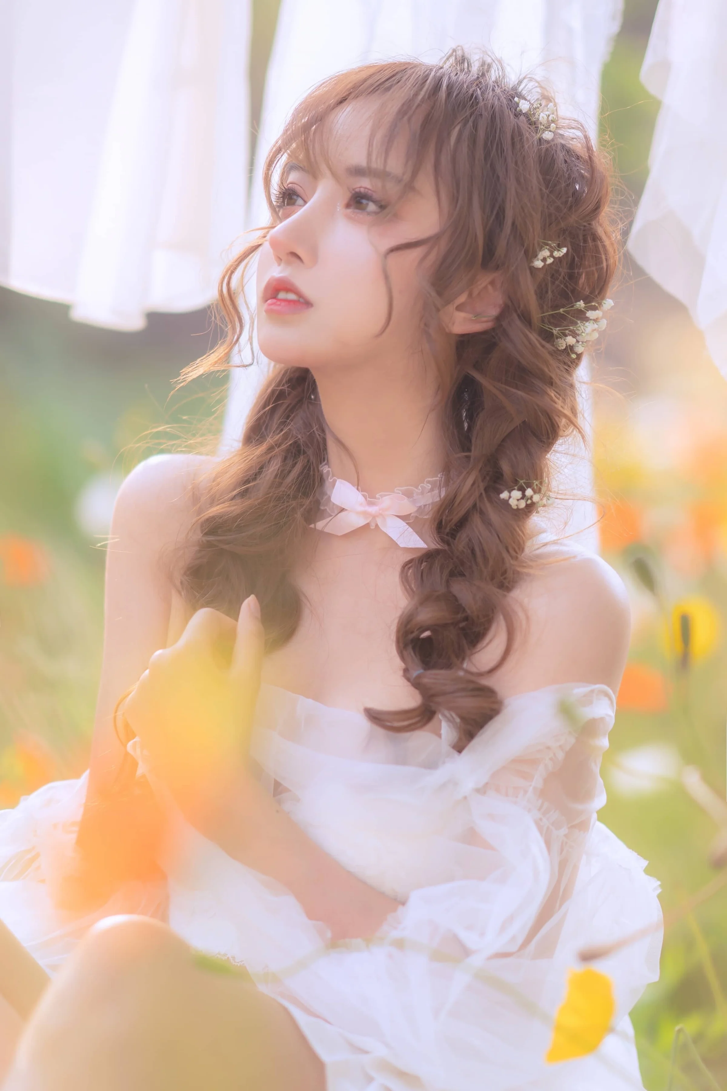 过期米线线喵 夏日限定 晒衣服 [41P]｜高清图片集