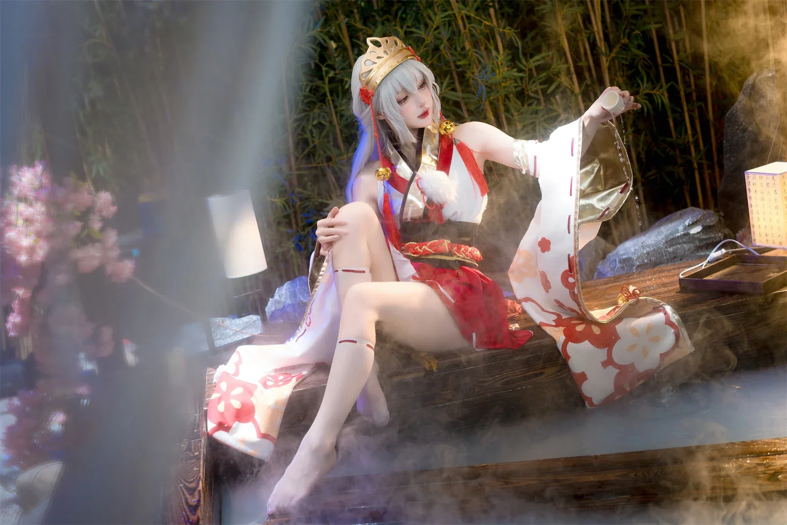 阿包也是兔娘 – 巫女浴池｜高清图片集