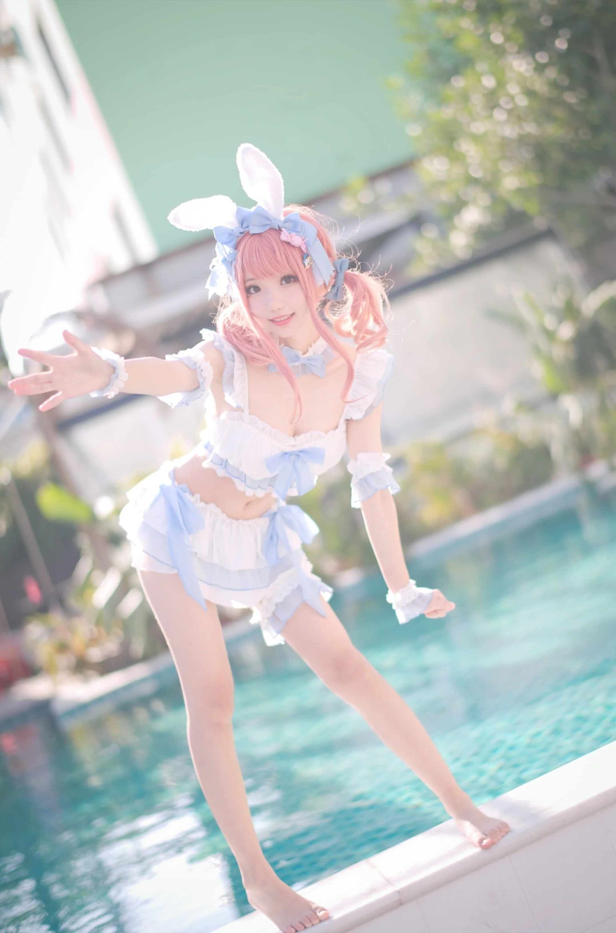 花柒Hana 夏日甜芯泳装写真
