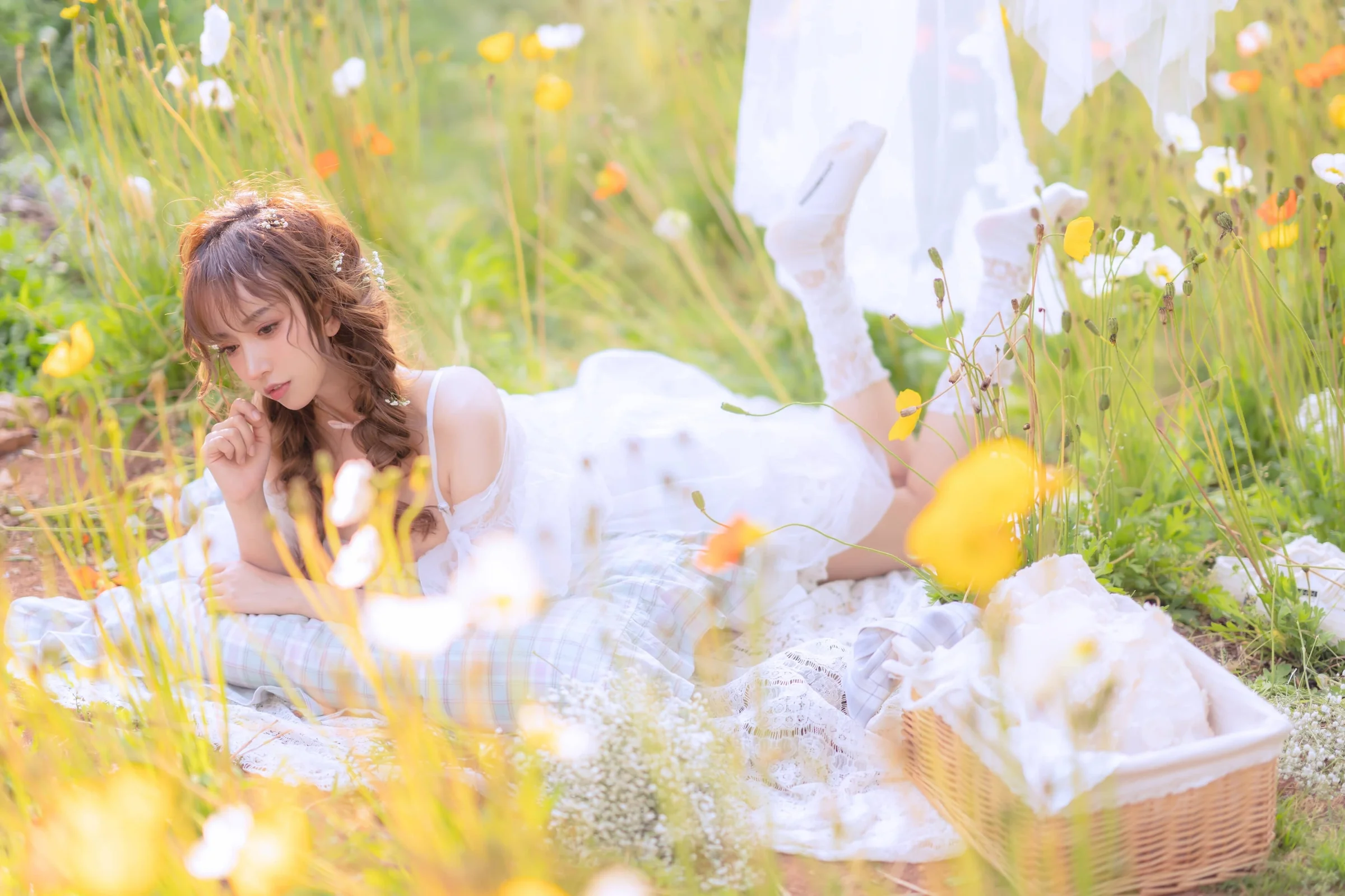 过期米线线喵 夏日限定 晒衣服 [41P]｜高清图片集