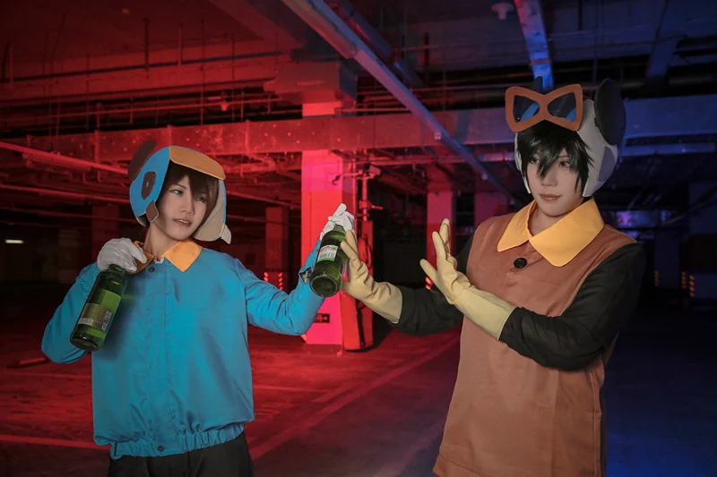 舒舒克与贝塔拟人COS写真