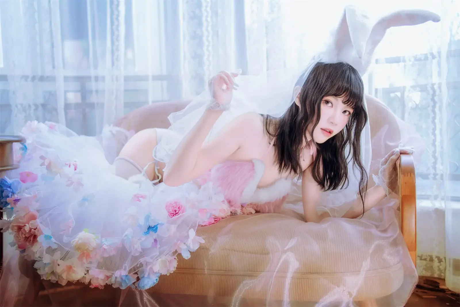 桜桃喵 – 花嫁兔｜高清图片集