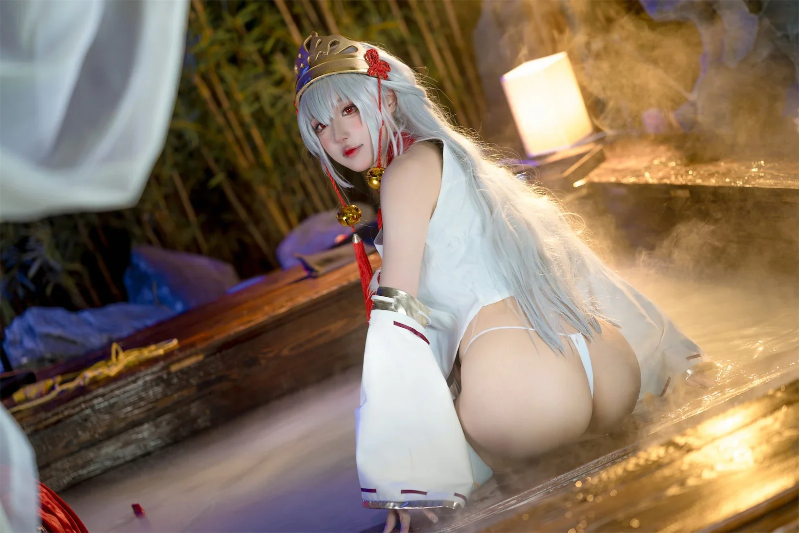 阿包也是兔娘 – 巫女浴池｜高清图片集