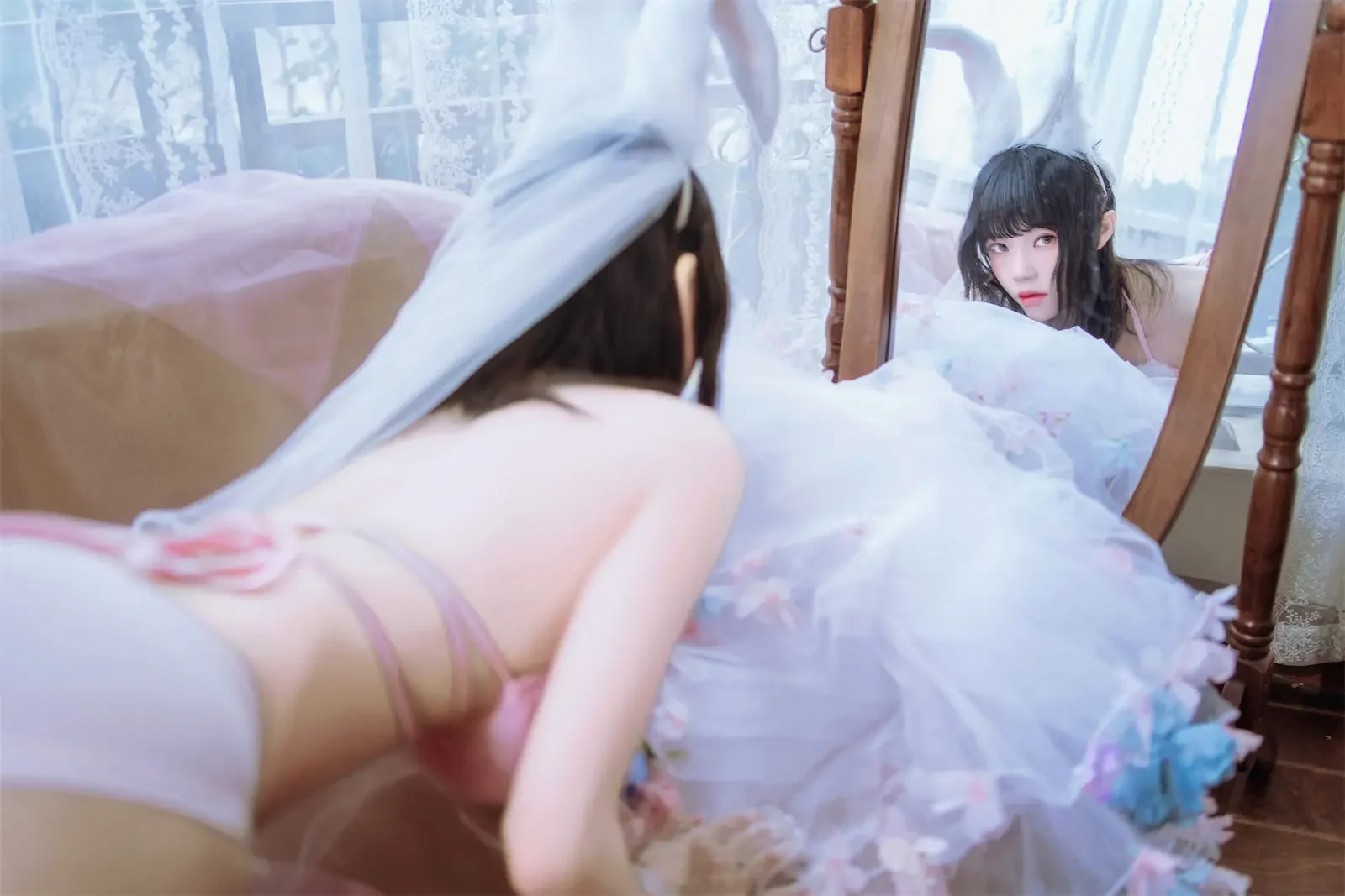 桜桃喵 – 花嫁兔｜高清图片集