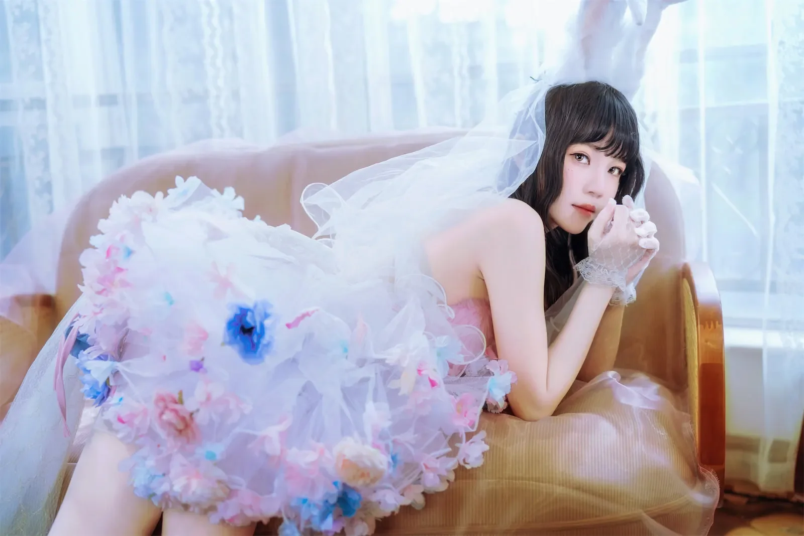 桜桃喵 – 花嫁兔｜高清图片集
