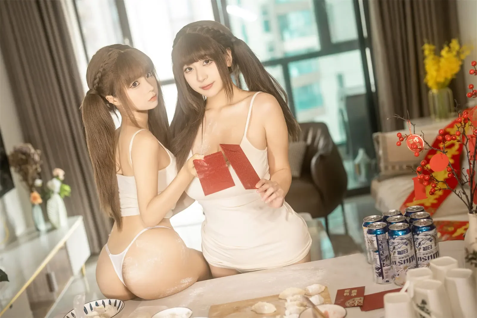 蠢沫沫 – 双人新春贺岁｜高清图片集
