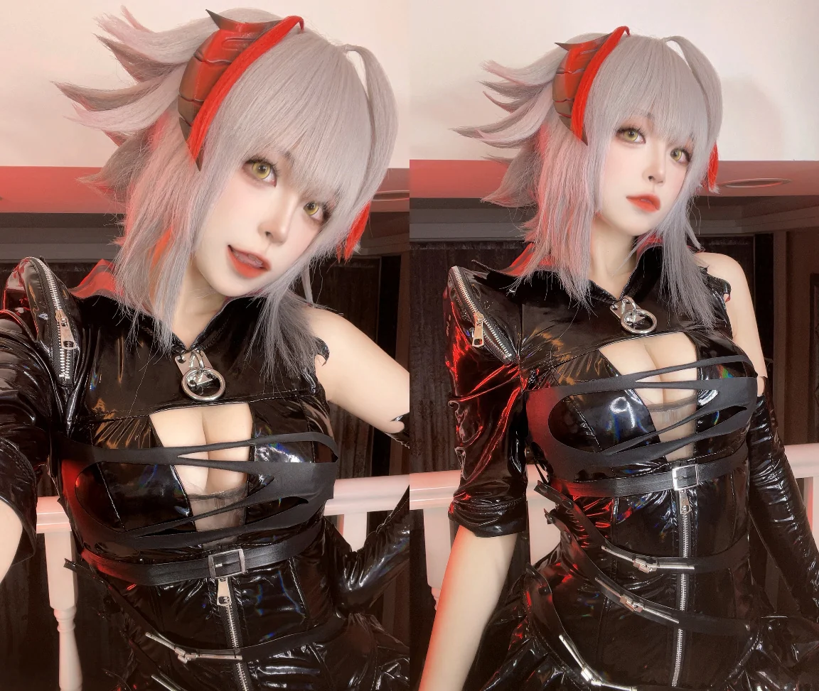 《明日方舟》音律联觉-愚夜密函COS写真