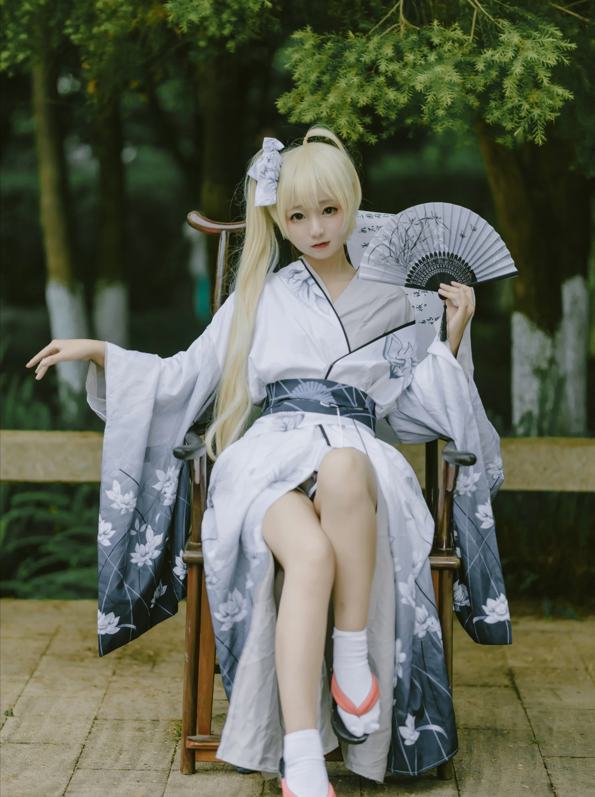 春日野穹和服白浴袍｜高清图片集