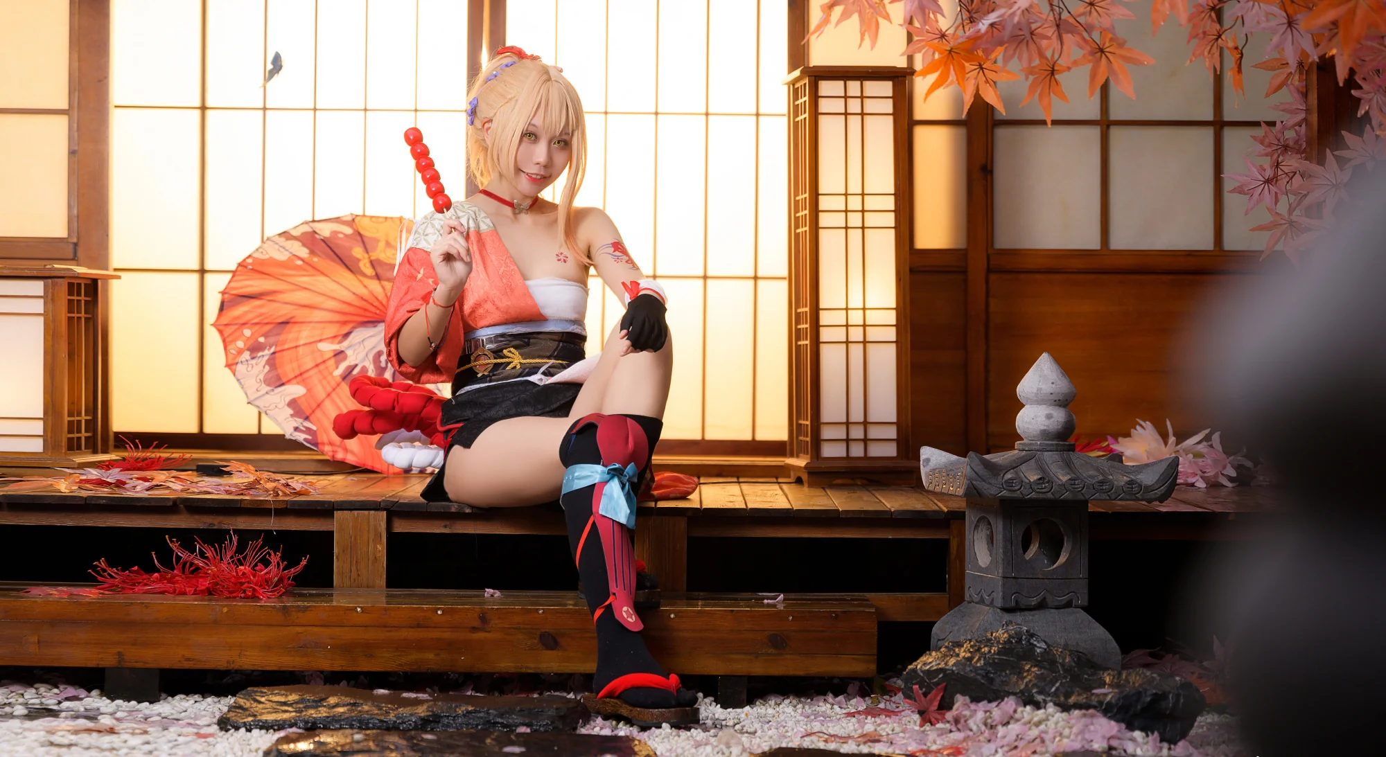 《原神》长野原宵宫COS写真