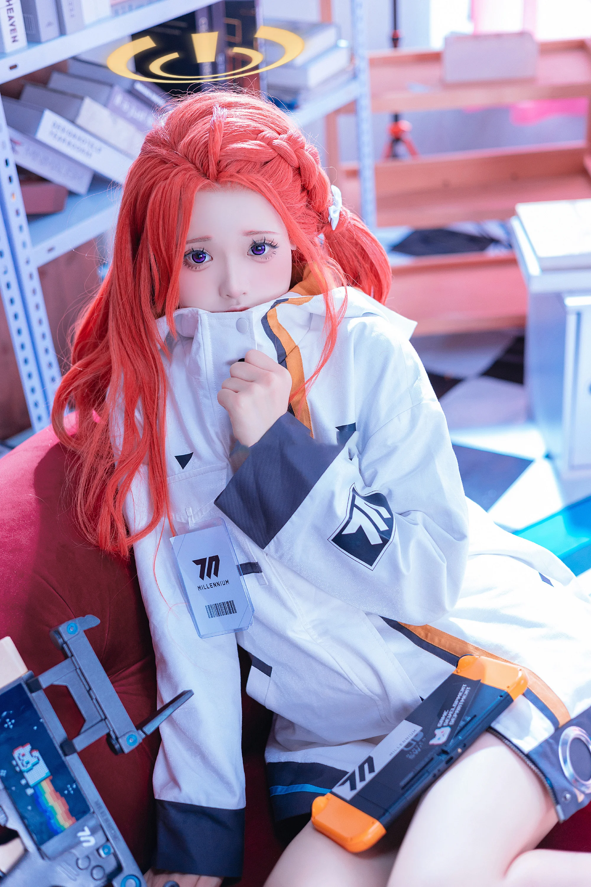 《蔚蓝档案》花冈柚子COS写真