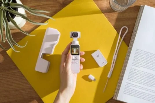 助力VLOG拍摄，大疆发布DJI Pocket 2云暮白限定套装！｜高清图片集