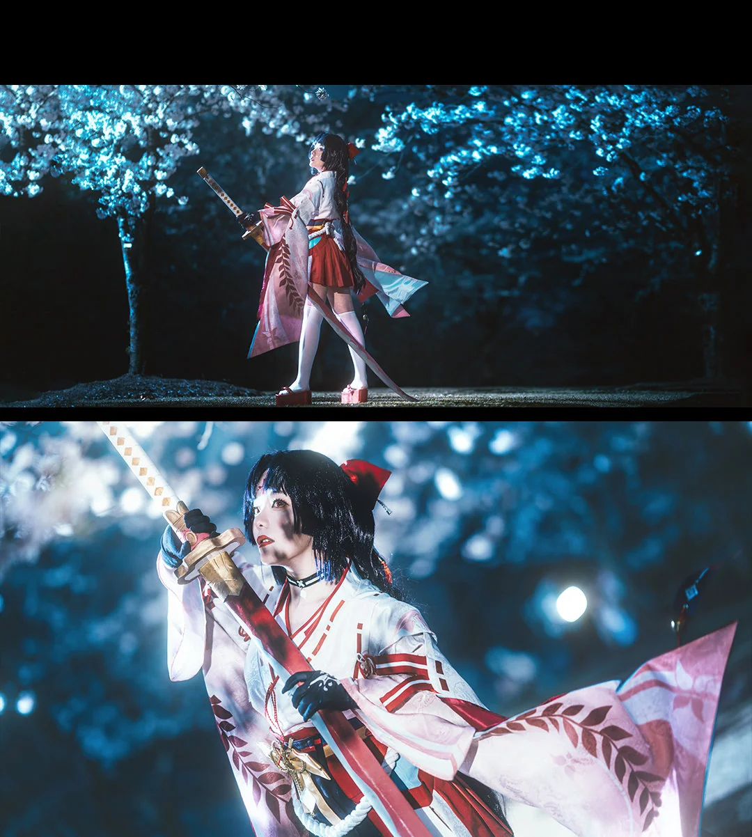 《阴阳师》妖刀姬御神之刃COS写真