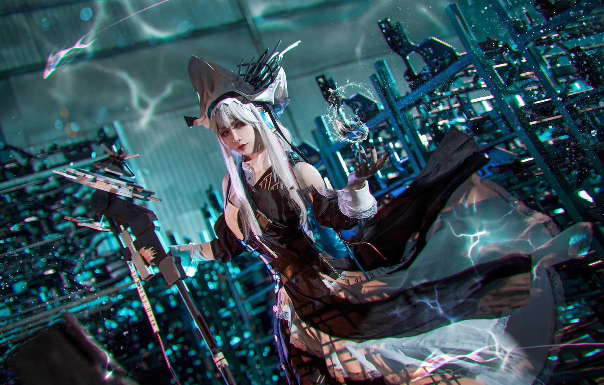 《明日方舟》归溟幽灵鲨COS写真