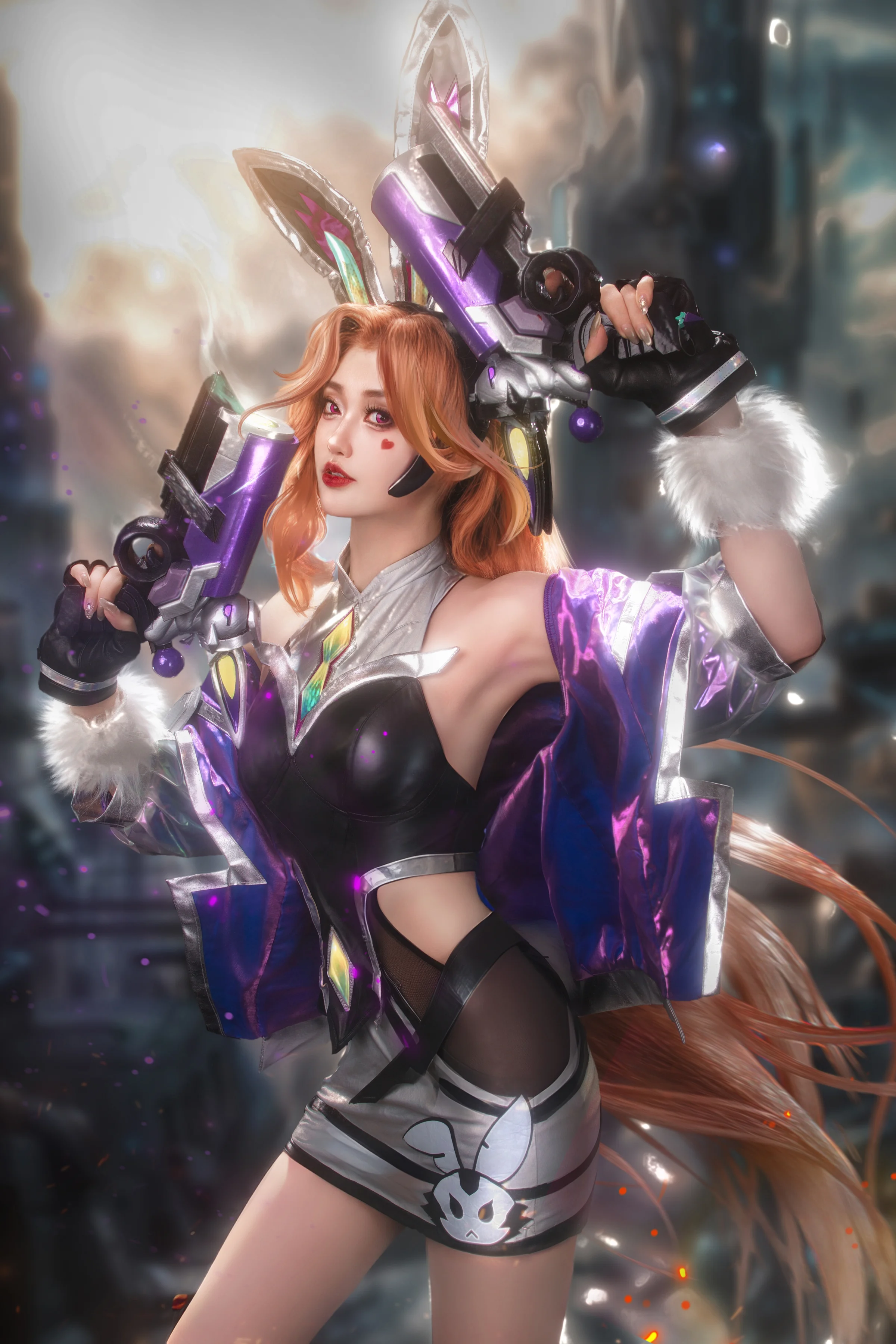 lol英雄联盟幻灵战队女枪COS写真
