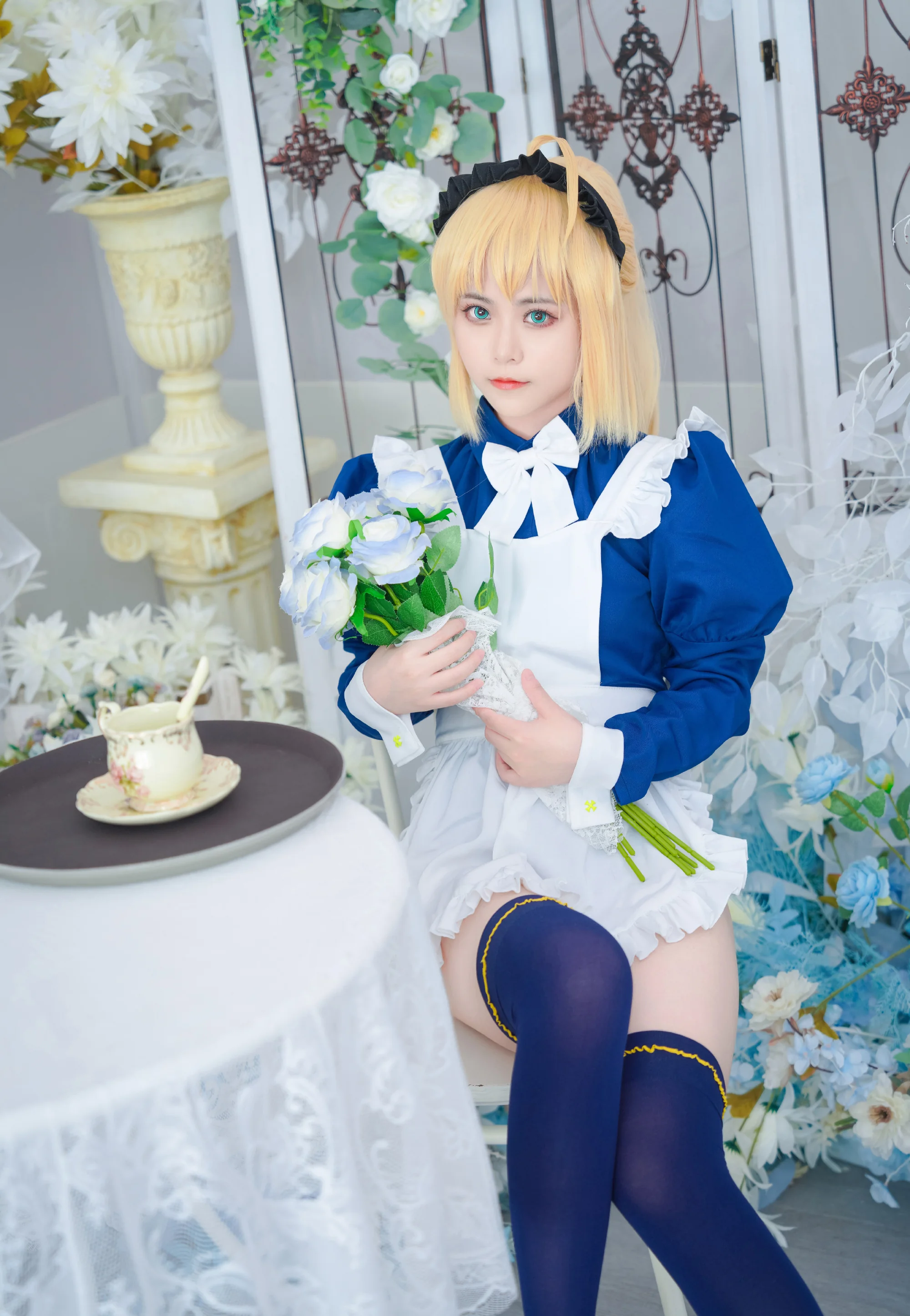 《Fate》X毛 女仆装COS写真