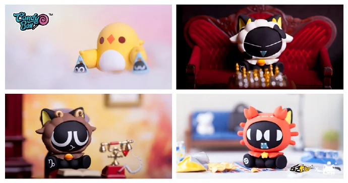 52TOYS新品携手国漫IP，罗小黑十二星座新品即将上市｜高清图片集