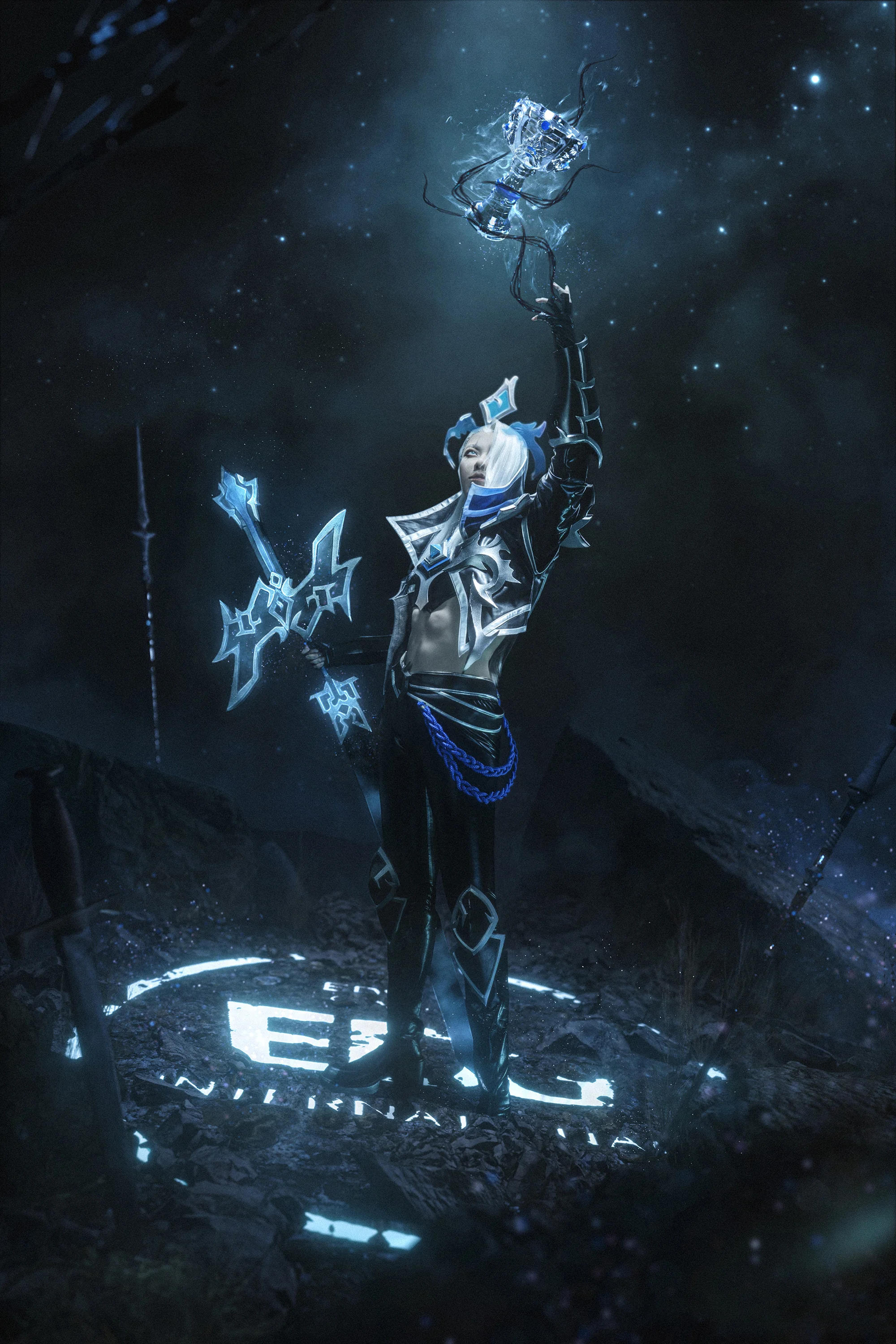 《英雄联盟》edg银龙骑士团COS写真