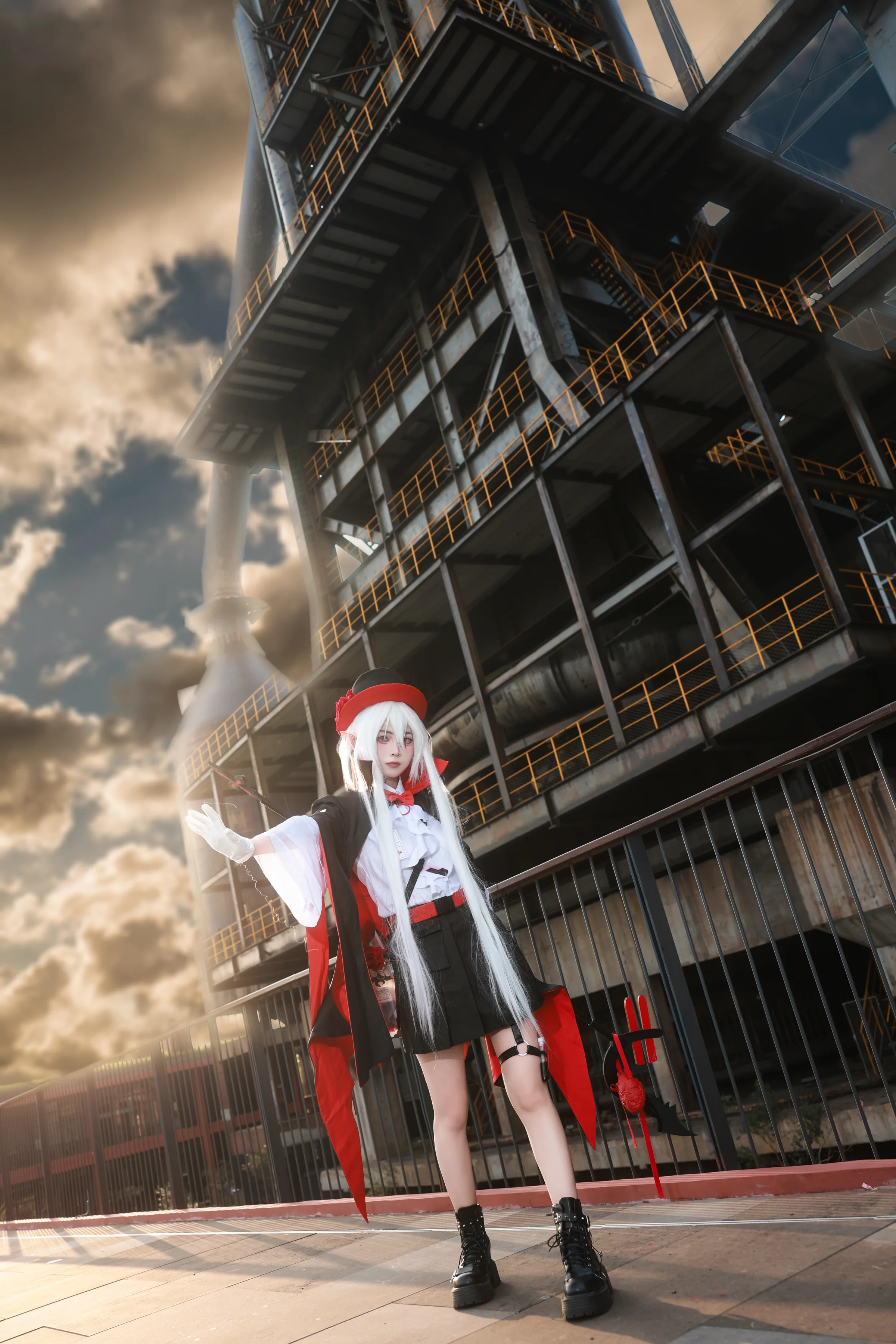 《明日方舟》华法琳盛宴COS写真