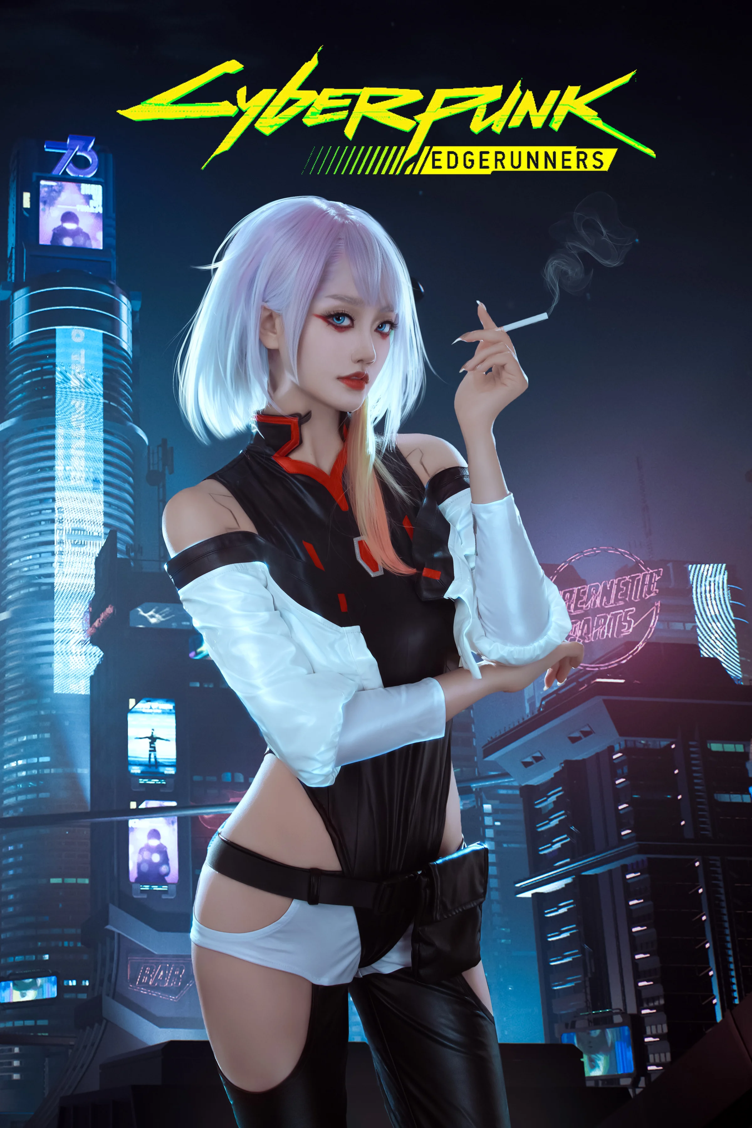赛博朋克2077边缘行者Lucy COS写真