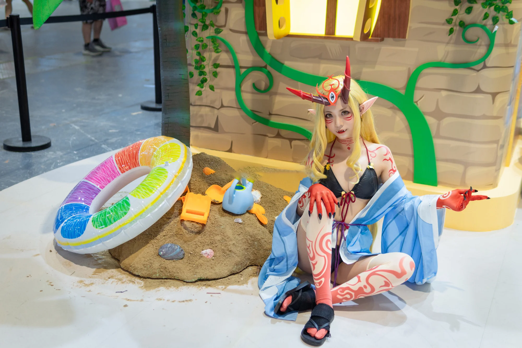 《FGO》茨木童子 水着 COS写真