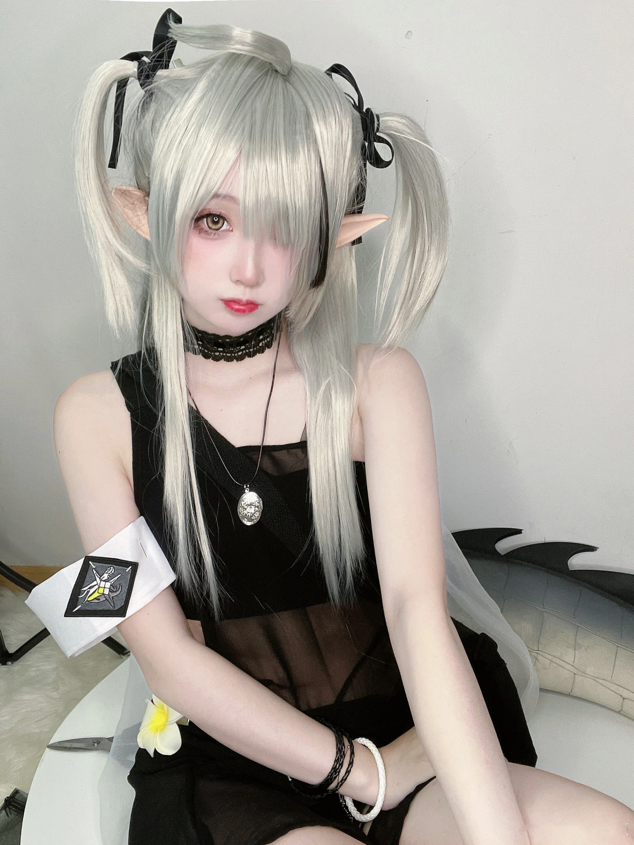 《明日方舟》特米米夏活泳装COS写真