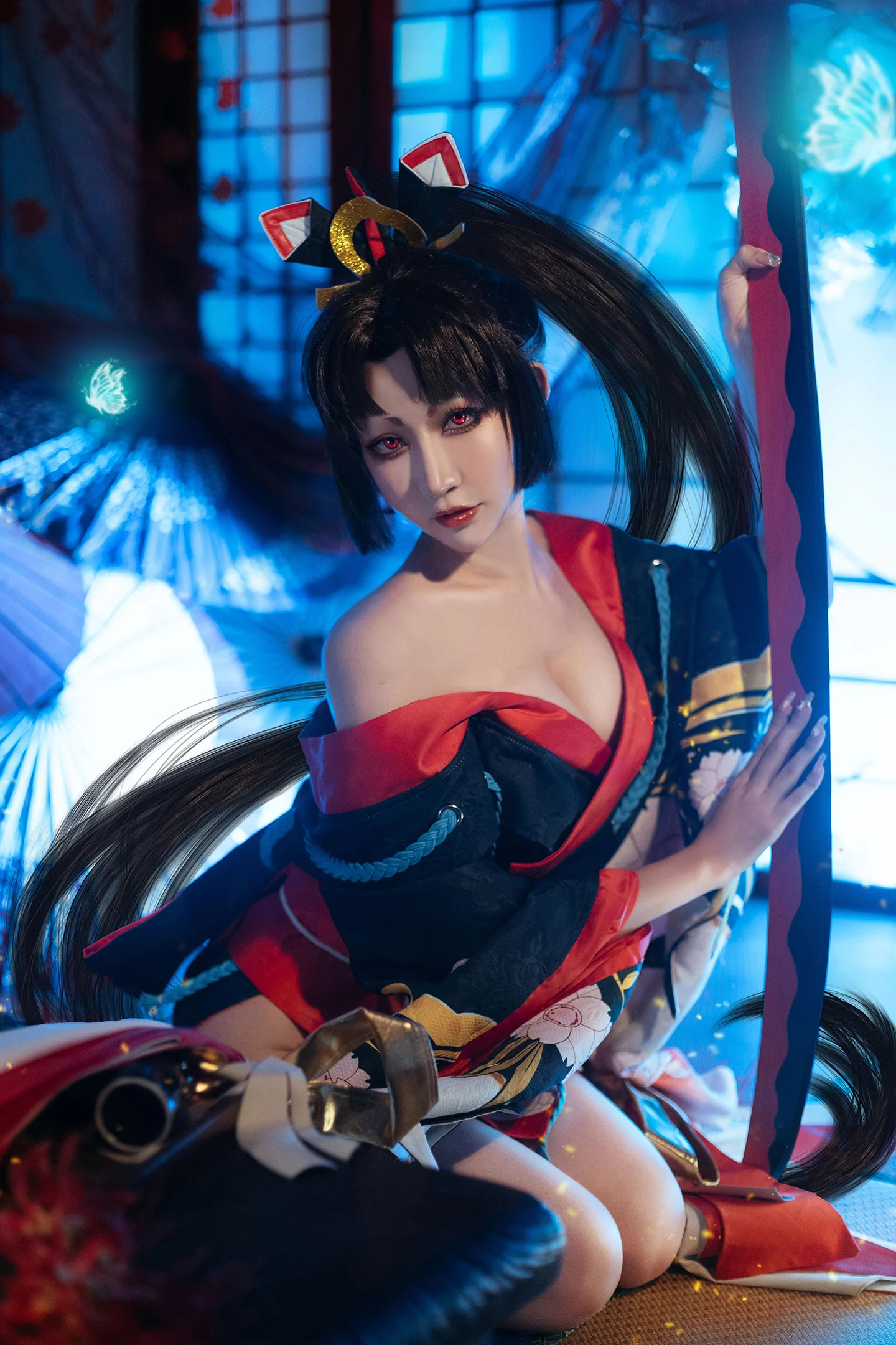 《永劫无间》妖刀姬 樱雨刀舞COS写真