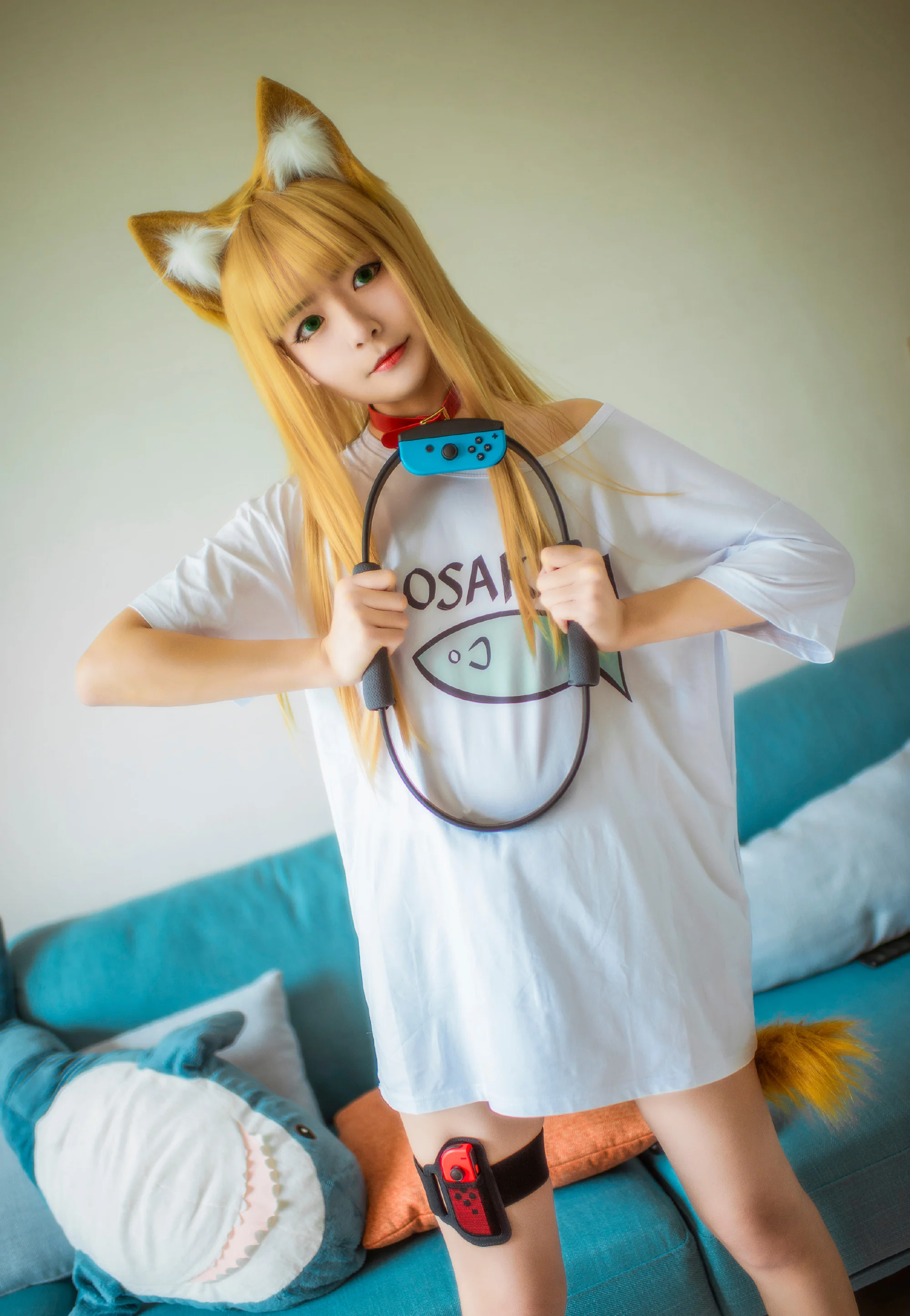 黄豆粉猫娘COS写真