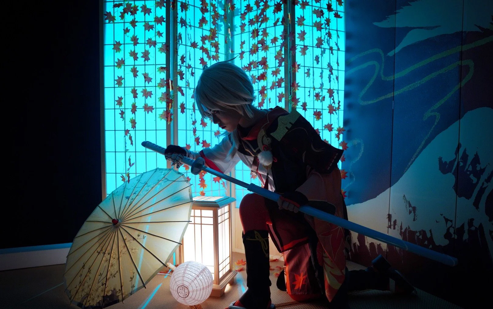 《原神》枫原万叶COS写真