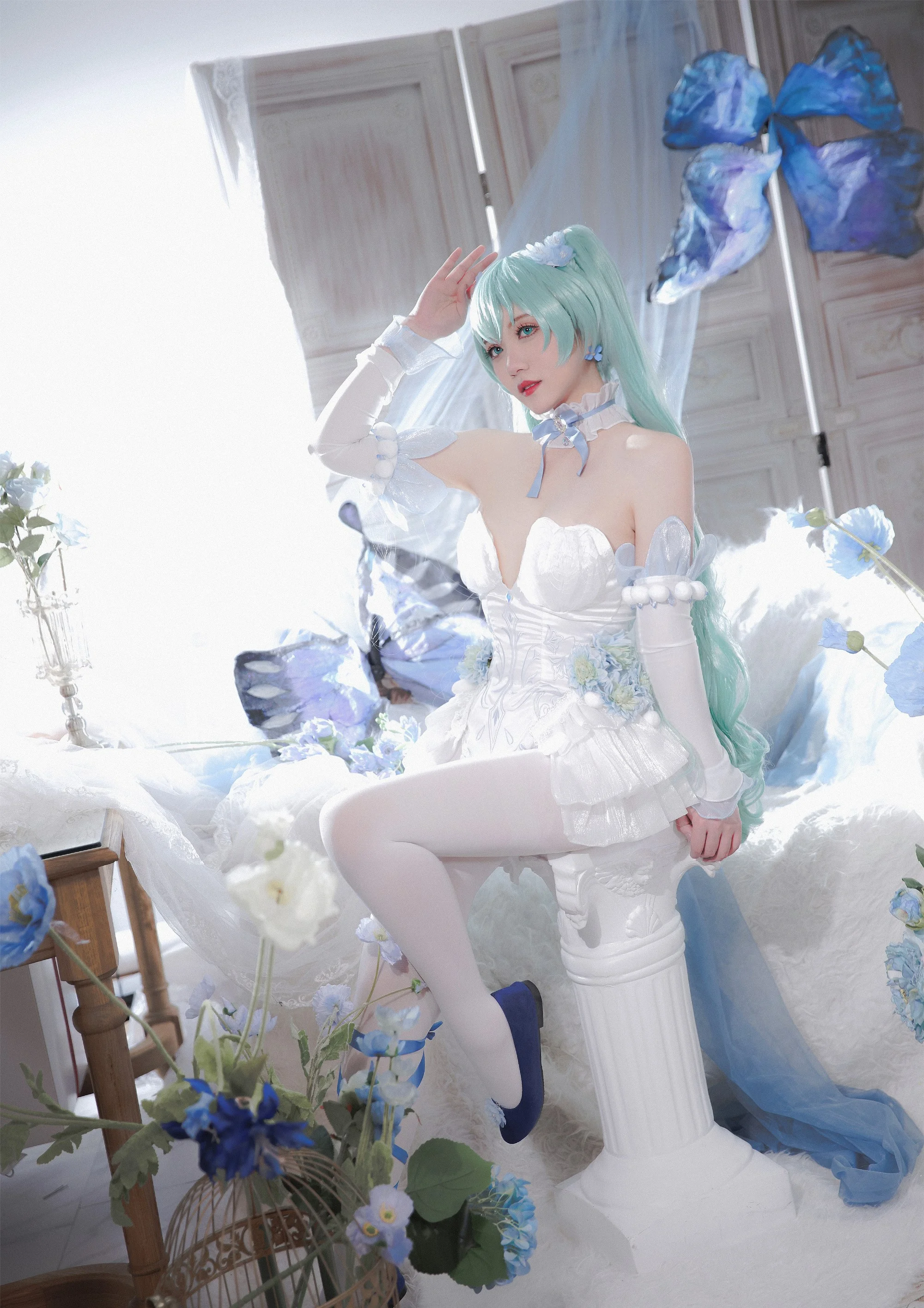 初音未来 • 粉蝶花精灵｜高清图片集