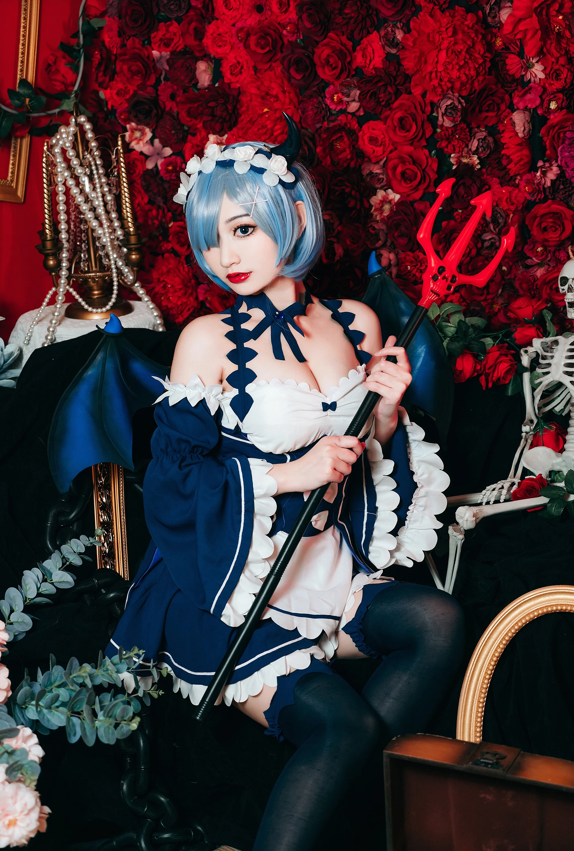 《从零开始的异世界生活》蕾姆小恶魔COS写真