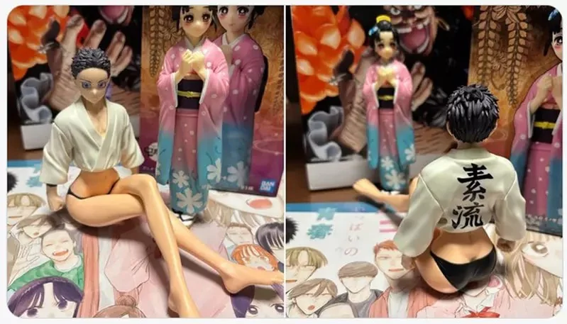 父親上個廁所結果《鬼滅之刃》的狛治模型，被女兒把玩了之後素流變成了素足笑翻網友｜高清图片集